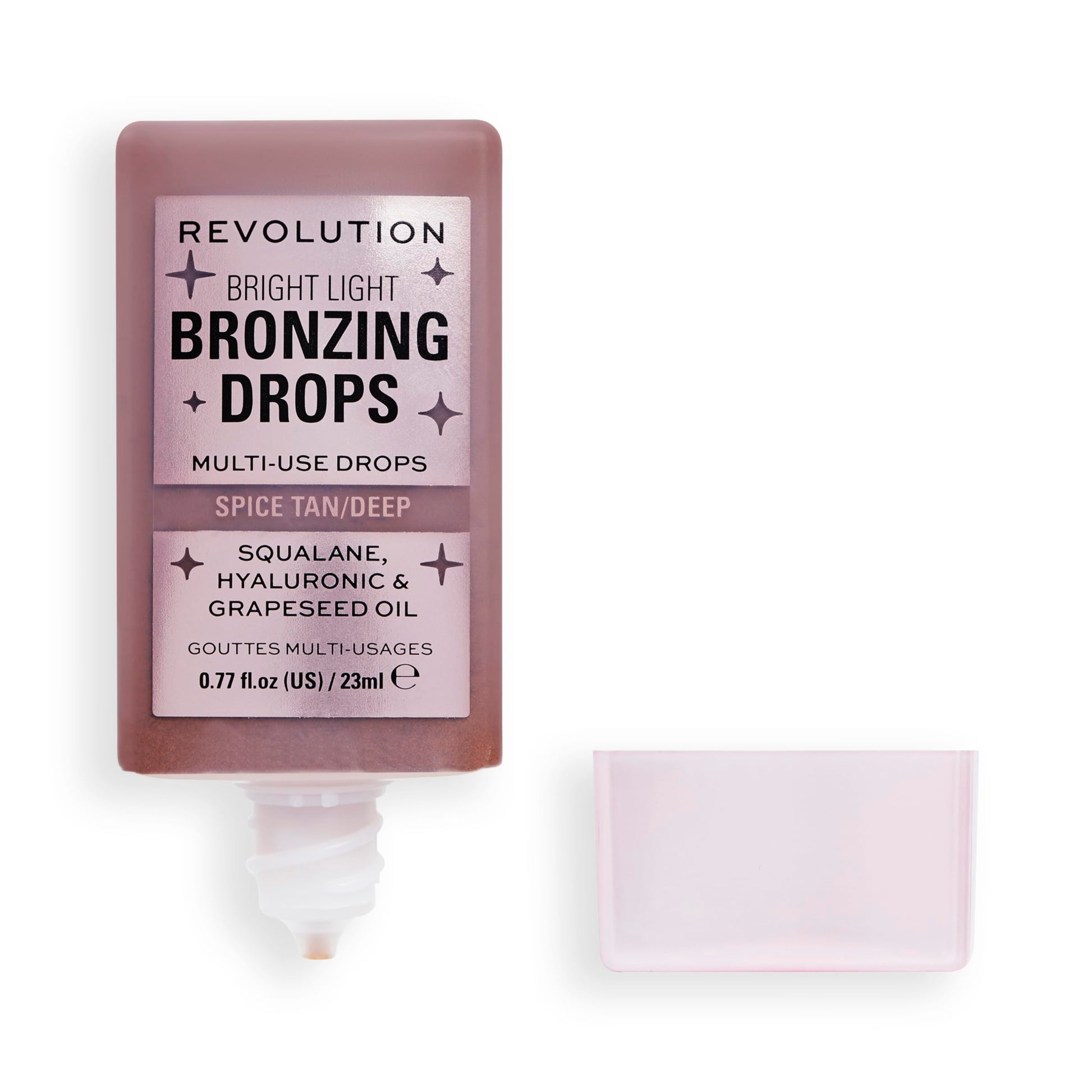 Revolution Beauty London, Bright Light Bronzing Drops, Bronze & Glow for Face & Body, Infused with Hyaluronic Acid, Vegan & Cruelty-Free, Bronze Summer, 0.77 fl oz Revolution Beauty London Au supplements