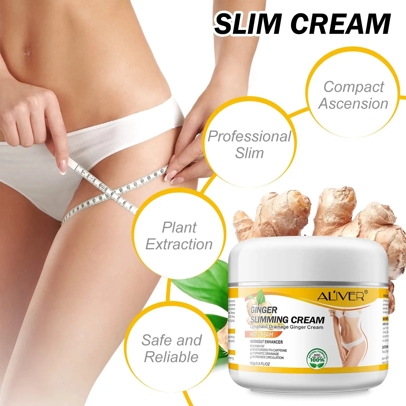 VOGSIG Anti Cellulite Slimming Cream Gel, Hot Cream, Ginger Fat Burning Weight Loss Full VOGSIG Au supplements