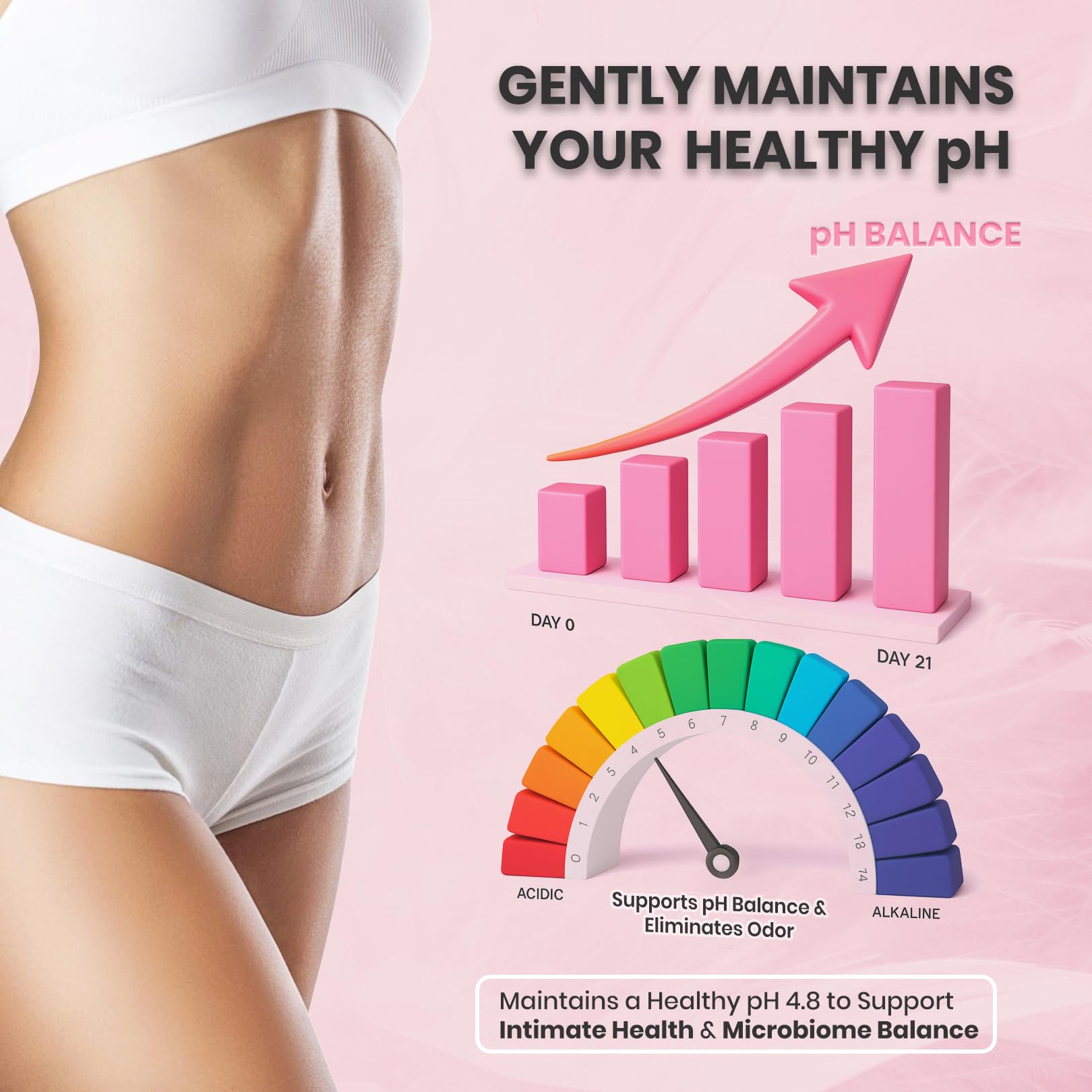 NUTRAJOY Premium Feminine Balance Gummies, for Women's Ph Health, Vaginal Wellness Support, Immune Support, Energy Support, Hawaiian Pineapple, Vegan Gluten-Free, 60 Gummies NUTRAJOY Au supplements
