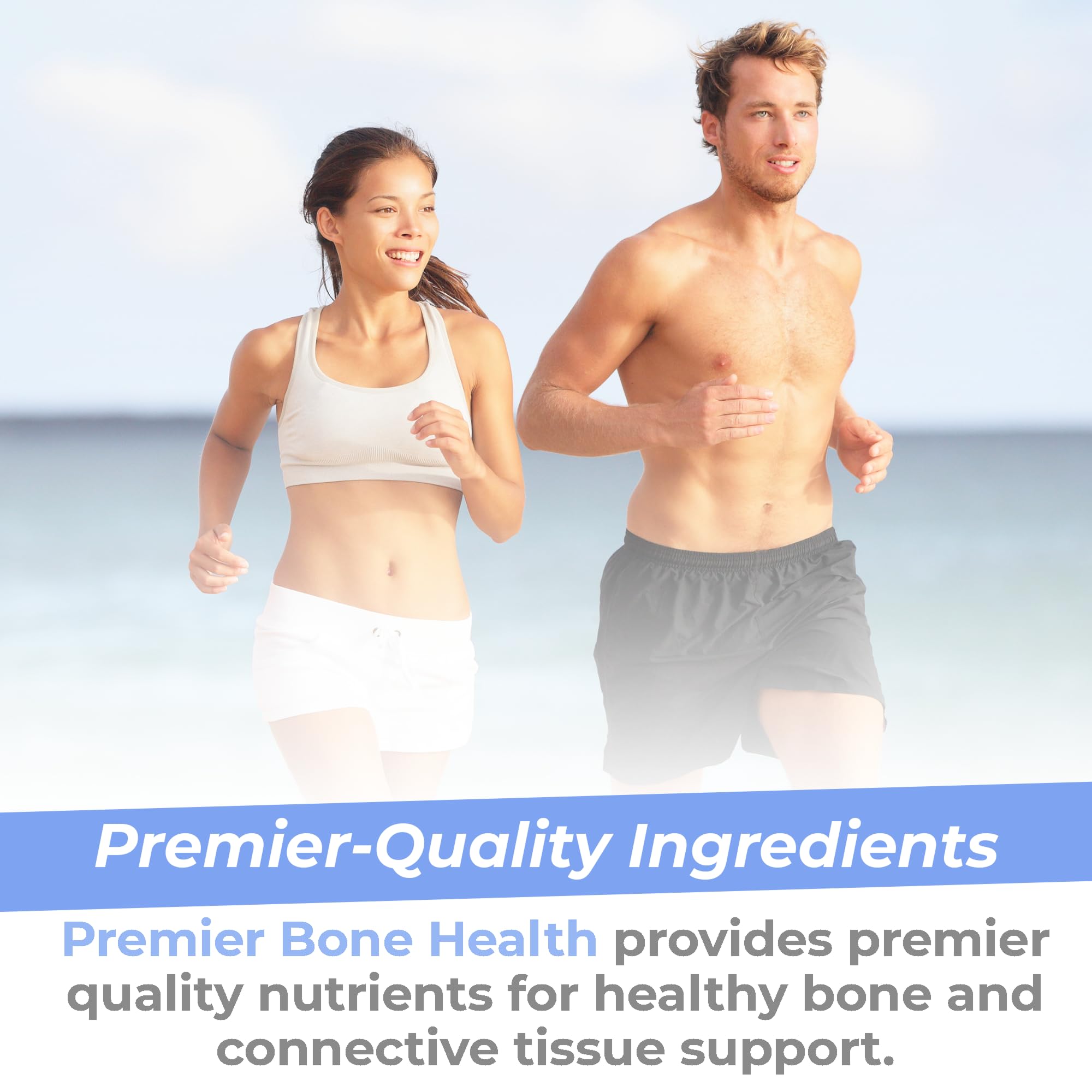 Premier Research Labs Premier Bone Health - Bone Health Vitamins, Bone Strength Supplement for Women & Men, Calcium Supplement with Vitamin K2, Healthy Bone Support - 90 Capsules Premier Research Labs Au supplements