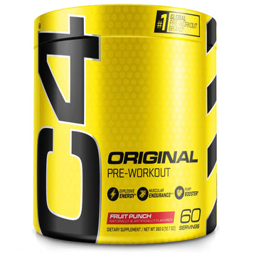 C4 Original Pre Workout Powder Fruit Punch - Vitamin C for Immune Support - Sugar Free Cellucor Au supplements