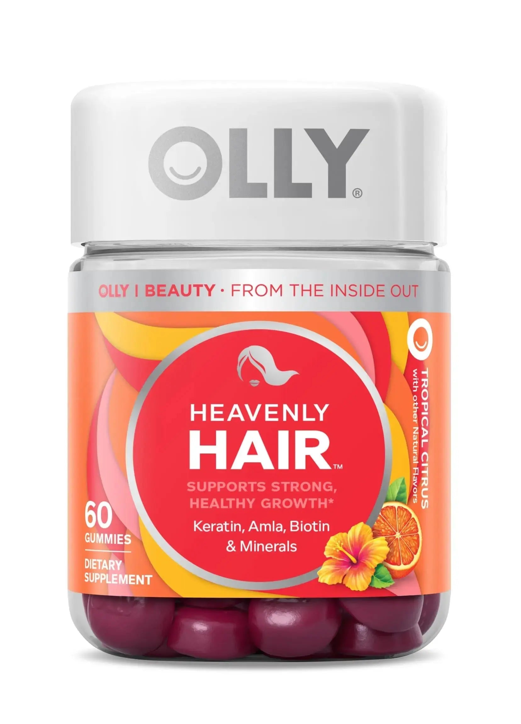 OLLY Multi + Probiotic Adult Multivitamin Gummy, 1 Billion CFUs, Digestive and Immune Support & Heavenly Hair Gummy, Supports Healthy Hair OLLY Au supplements