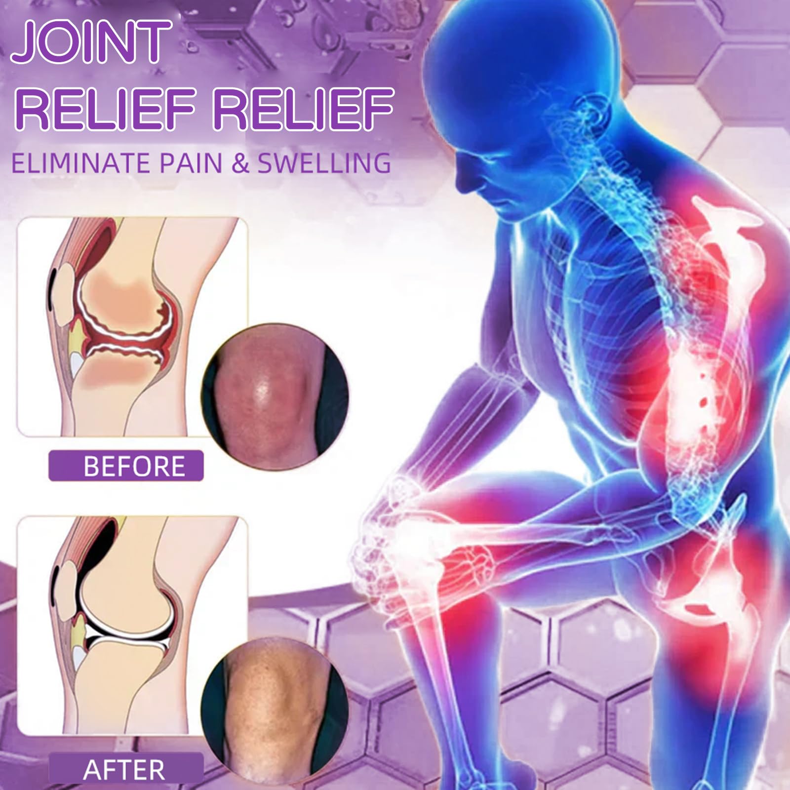 Flexbalm Rapid Joint Relief Gel - Advanced Relief Soothing Massage Gel, Flexbalm Rapid Joint Relief Cream for stiffness and soreness (2) FKMEE Au supplements