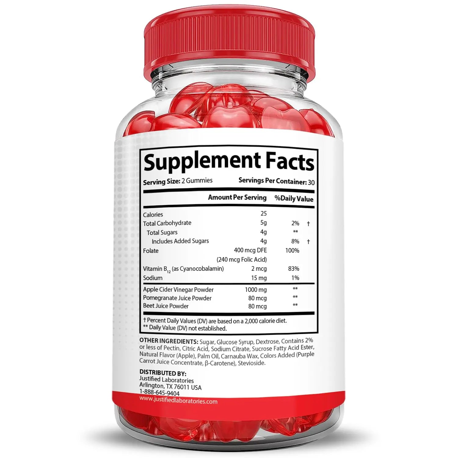Justified Laboratories (5 Pack) Vital Pump XL Performance Gummies 1000MG Advanced Formula Vital PumpXL Formulated with Beet Juice ACV Pomegranate Beet Powder B12 Vegan Non GMO 300 Gummys Justified Laboratories Au supplements