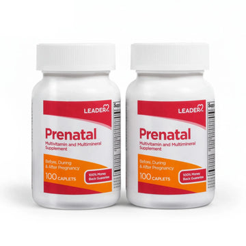 Leader Prenatal Multivitamin with 800mcg Folic Acid & Essential Nutrients for Healthy Pregnancy & Fetal Development, High Potency Vitamin Leader Au supplements