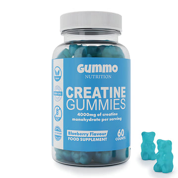 Creatine Monohydrate Gummies 4000mg for Men & Women - 60 Chewable Creatine GUMMO NUTRITION Au supplements