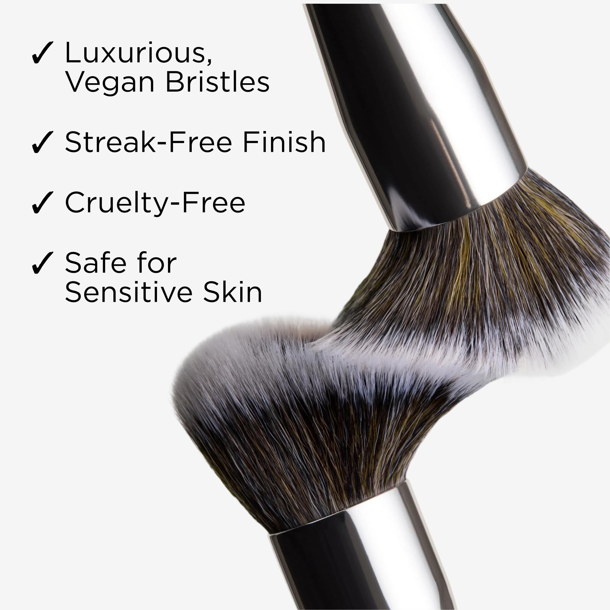Haleys Beauty Kabuki Foundation Brush For Applying Powder, Foundation, Bronzer, Blush, and Mineral Make up, Soft Bristles, Seamless Blending, Makeup Brushes Essential, Vegan & Cruelty Free HALEYS Au supplements
