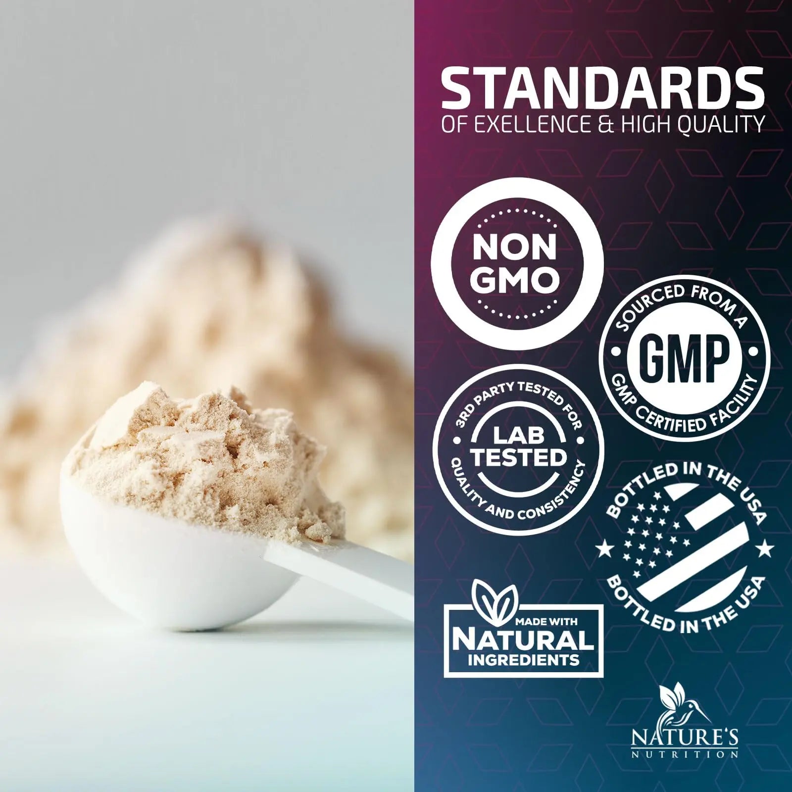 Whey Protein Powder 26g - Vanilla Ice Cream Whey Isolate Protein for Muscle Growth Nature's Nutrition Au supplements