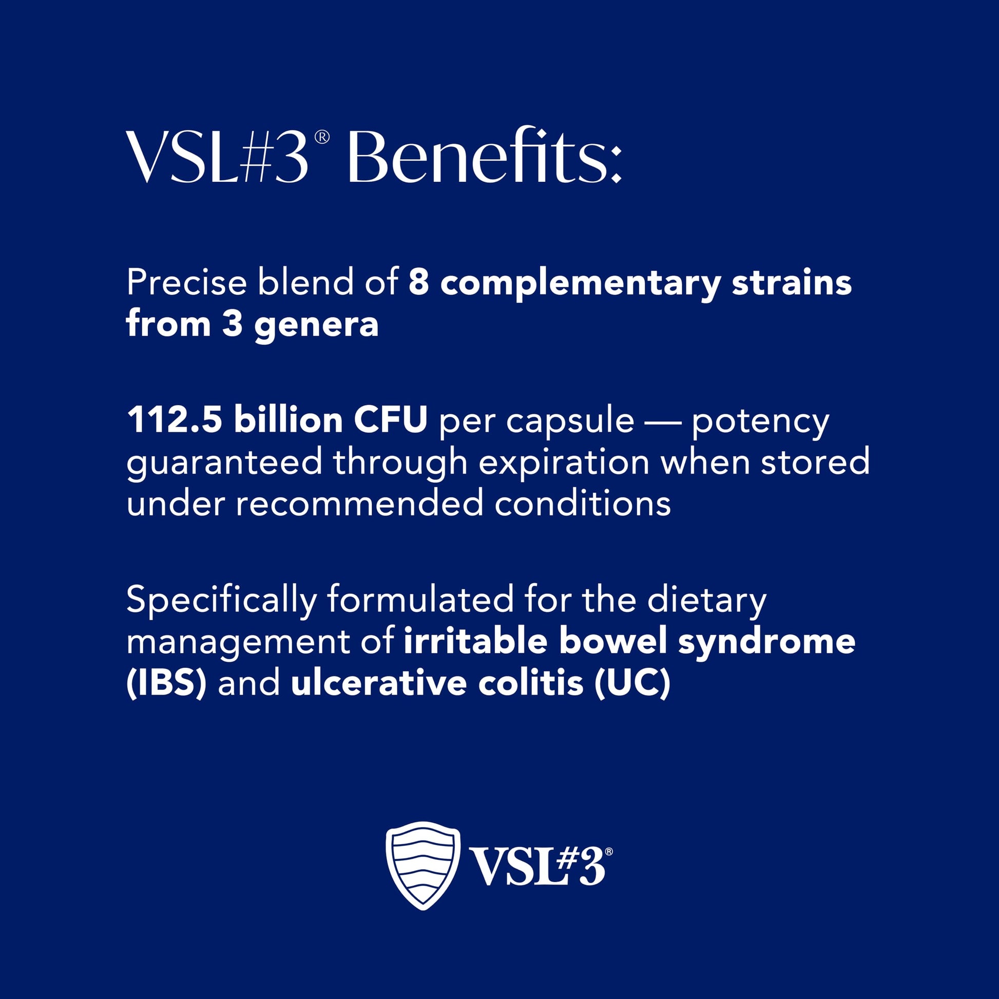 VSL#3® Probiotics for Digestive Health, IBS & UC Symptoms - 112.5B CFUs, High-Potency, Multi-Strain, Live, Refrigerated Probiotic, Medical Food for Gut Health Support in Men & Women, 60 Capsules VSL #3 Au supplements