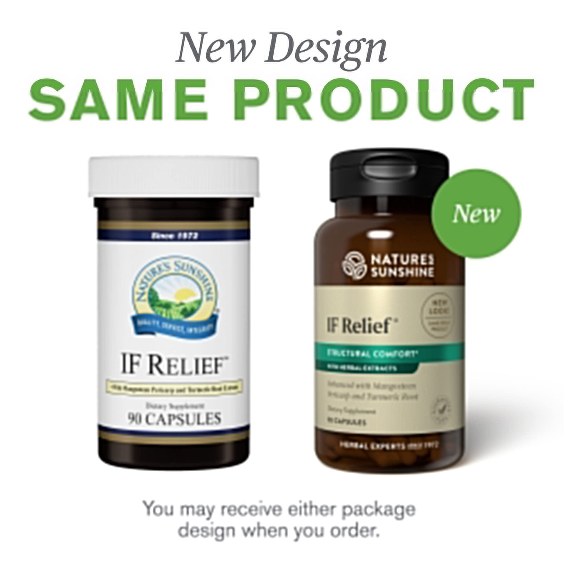 Nature's Sunshine IF Relief, 90 Capsules | Powerful Combination of Herbs That May Support The Body's Natural Process for Dealing with Muscle Pain Following Exercise Nature's Sunshine Au supplements