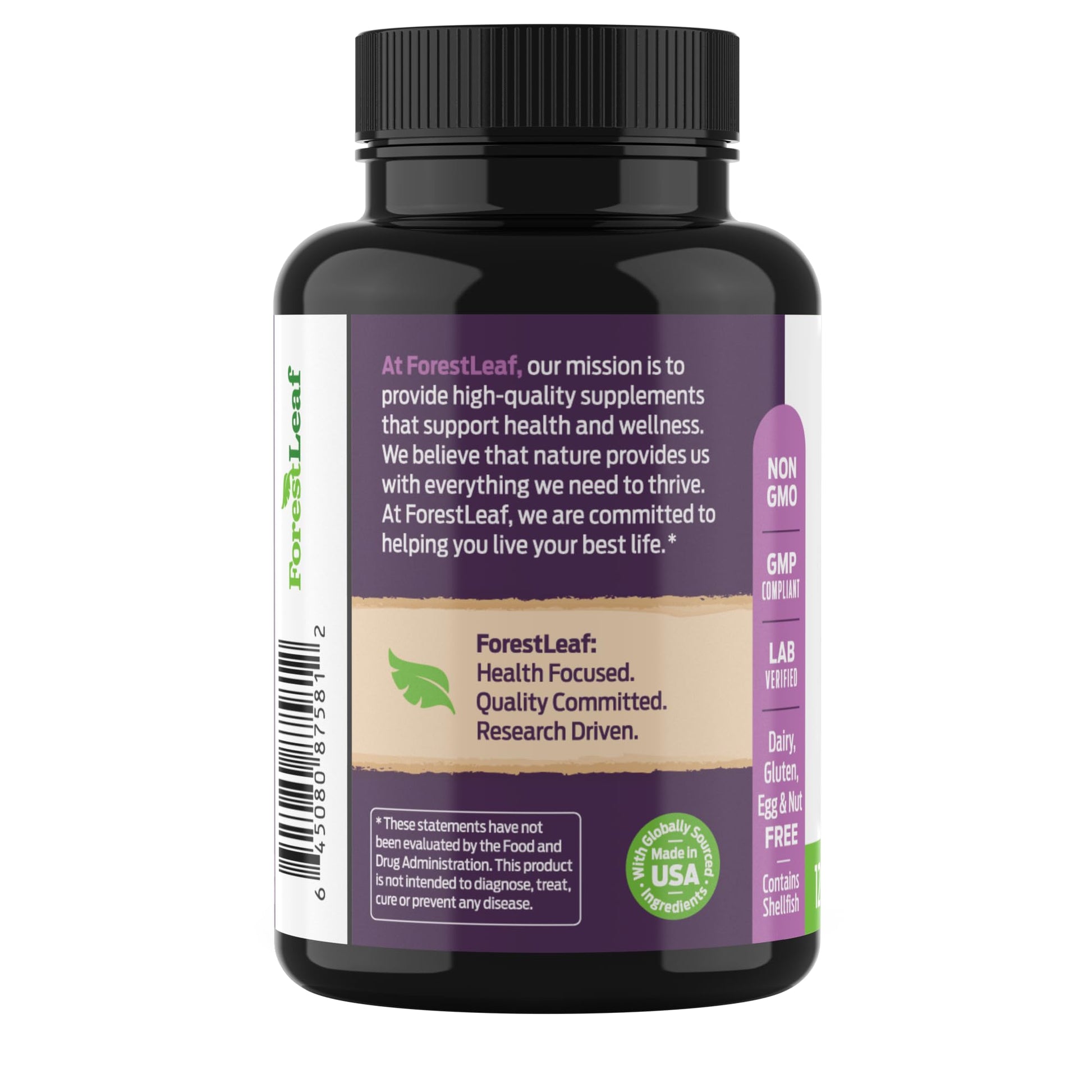 ForestLeaf Glucosamine Chondroitin MSM Joint Supplement Complex - 1200mg - 120 Caps ForestLeaf Au supplements