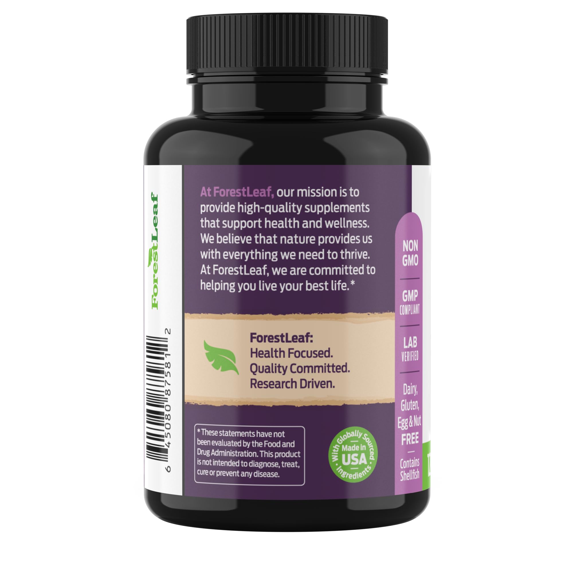 ForestLeaf Glucosamine Chondroitin MSM Joint Supplement Complex - 1200mg - 120 Caps ForestLeaf Au supplements