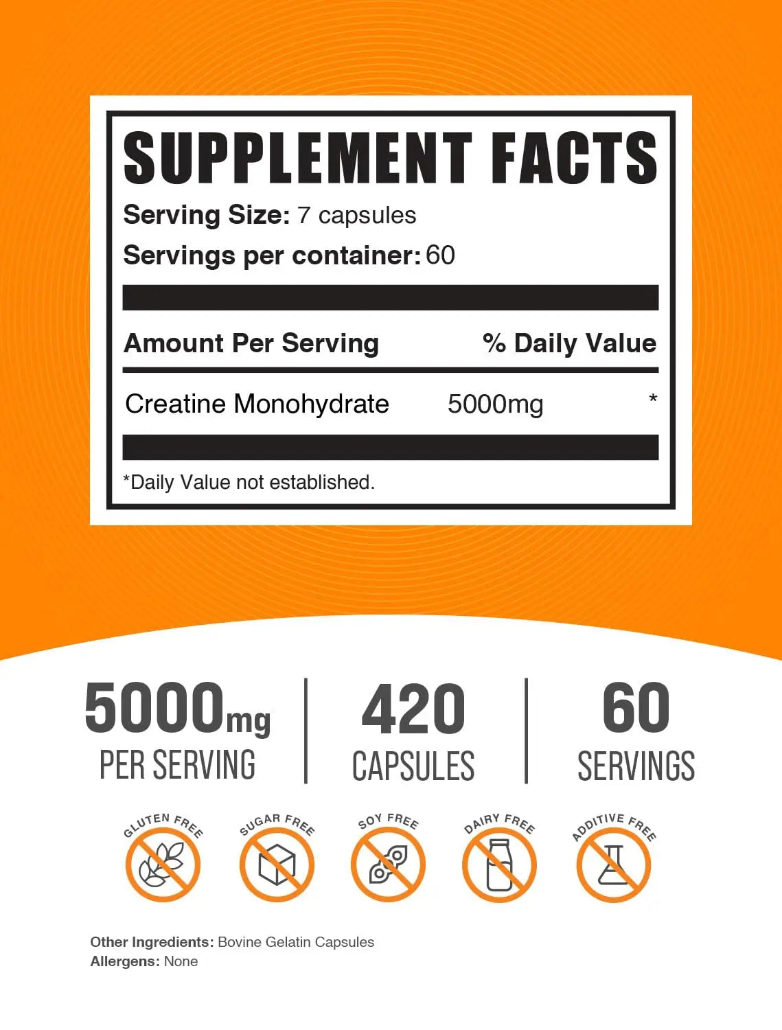 BULKSUPPLEMENTS.COM Creatine Monohydrate Capsules - Micronized Creatine Monohyd BULKSUPPLEMENTS.COM Au supplements