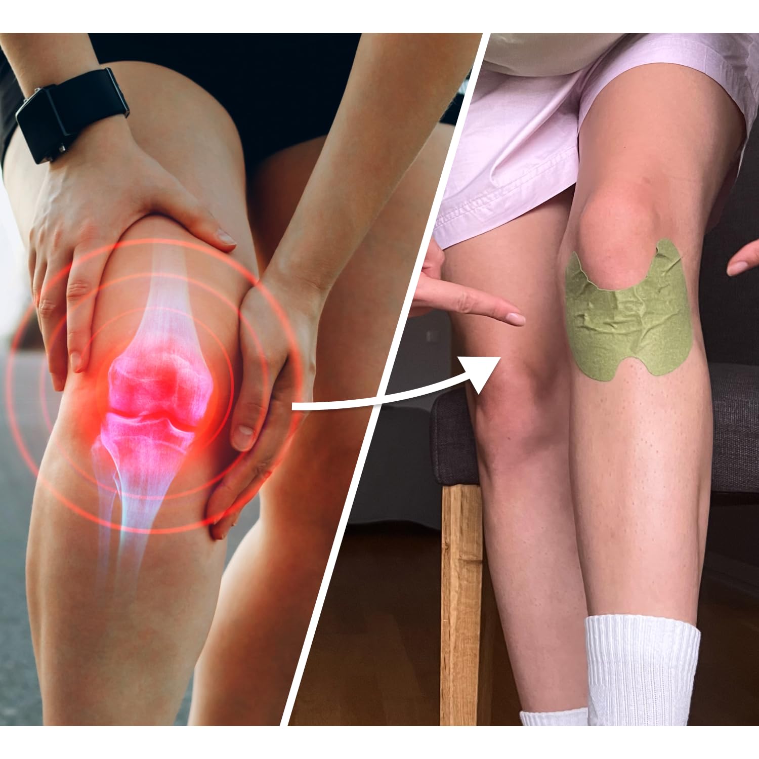 Wellnee Knee & Joint Wellness Bundle – Herbal Patches (10 pcs) & Support Capsules (90 servings) Wellnee Au supplements