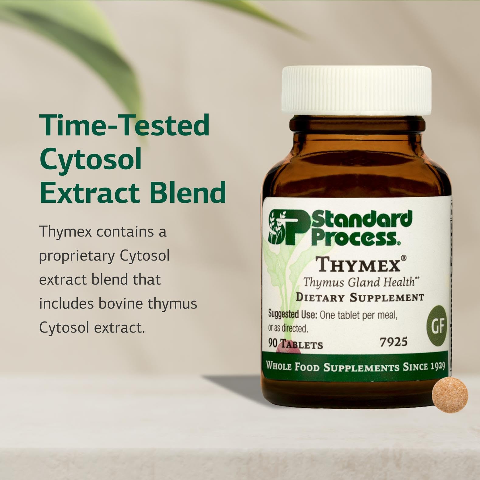 Standard Process Thymex - Cytosol Extract Dietary Supplement for Immune Health - Gluten-Free, Non-Dairy, & Non-Soy - 90 Tablets (90 Servings) Standard Process Inc. Au supplements