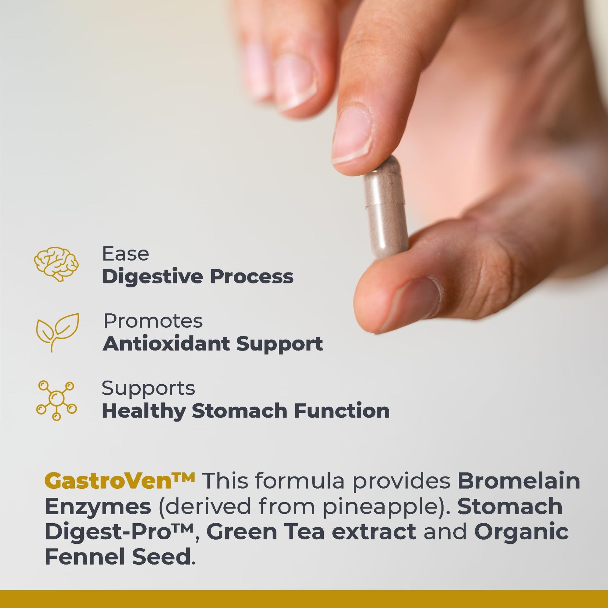 Premier Research Labs GastroVen - Digestive Enzymes for Women & Men, Digestive Health Supplement, Supports Healthy Gut Microbiome w/Bromelain, Ginger - 60 Capsules Premier Research Labs Au supplements