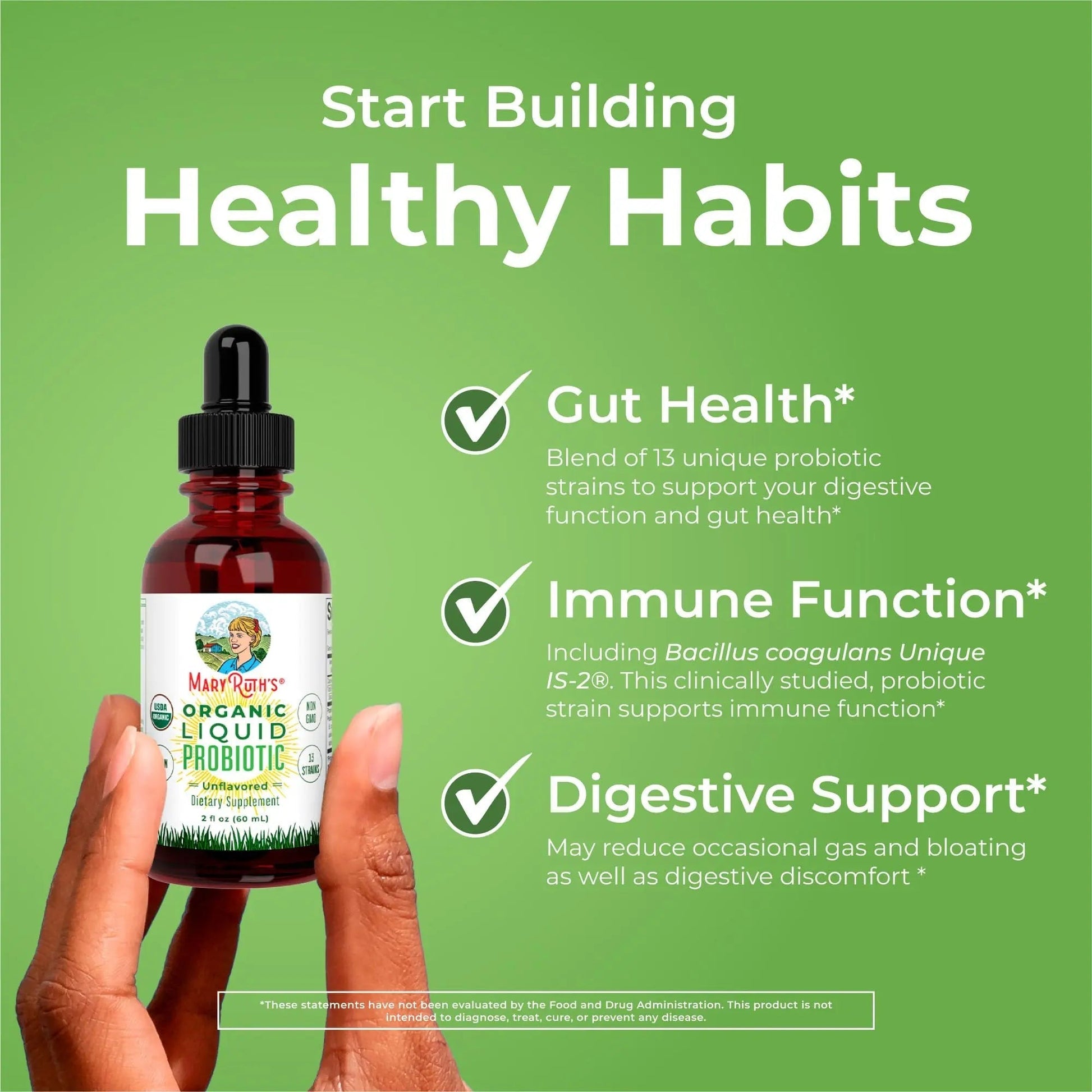 MaryRuth's Morning Multivitamin +Hair Growth (Peach Mango, 15oz), Nighttime Multimineral (Coconut, 15oz) & Probiotic Drops (2oz) | MARYRUTH'S Au supplements