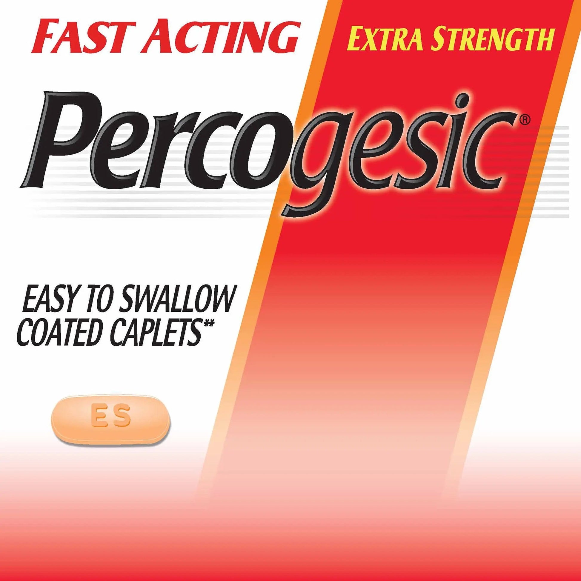 Percogesic Extra Strength Acetaminophen & Diphenhydramine Pain Relief, Fast-Acting Aspirin-Free Fever Reducer & Antihistamine, 60 Count Percogesic Au supplements