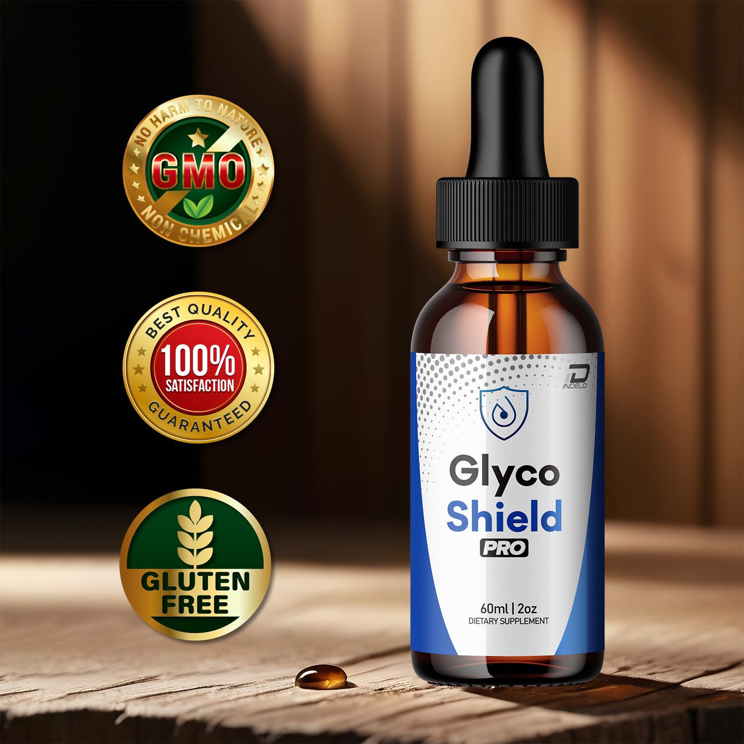 Indelo Glyco Shield Pro Healthy Formula – GlycoShield Pro All Natural Healthy Levels - Extra Strength Liquid, GlycoShieldPro Reviews (3 Pack – 3 Month Supply) Indelo Au supplements