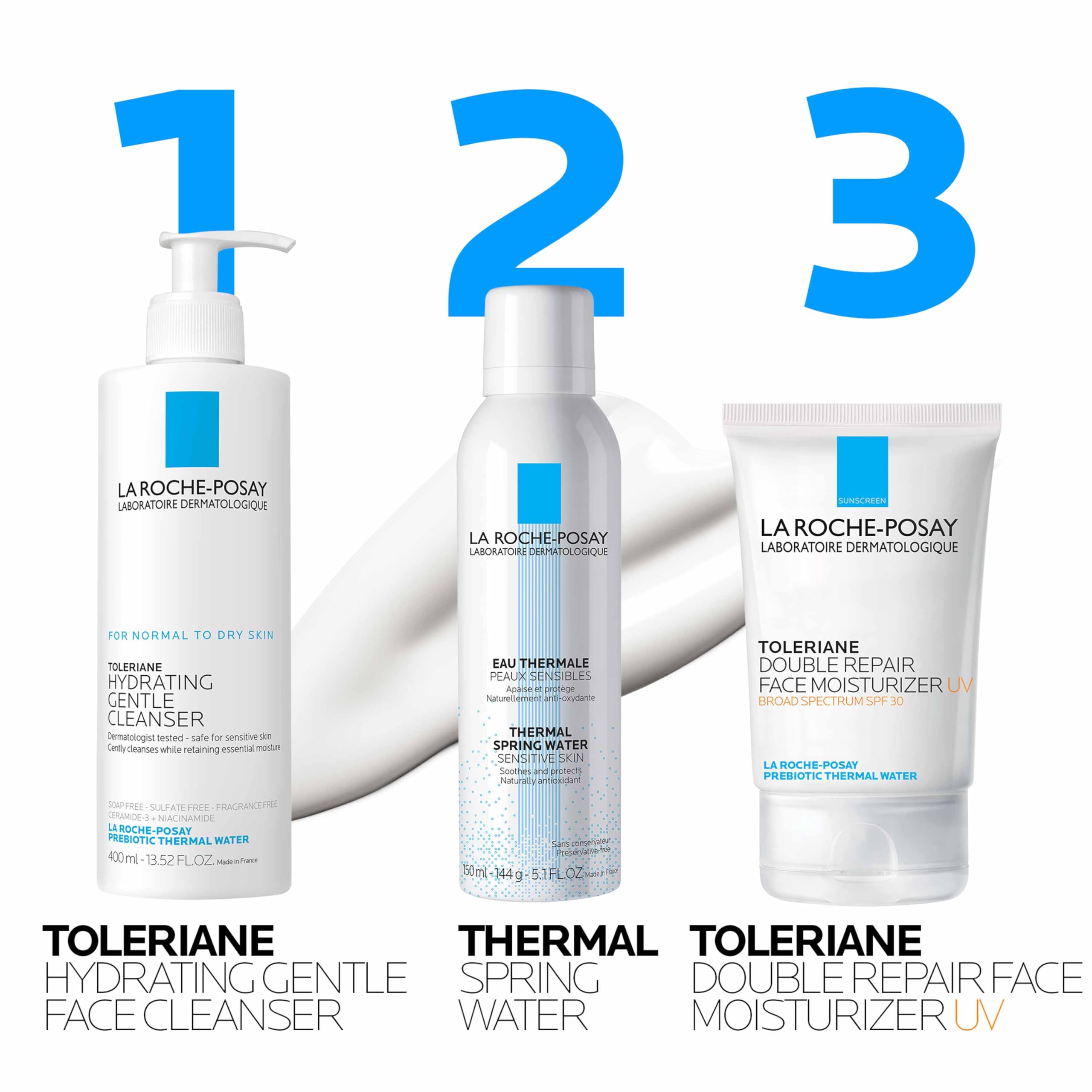 La Roche-Posay Toleriane Double Repair UV SPF Moisturizer for Face, Daily Facial Moisturizer with Sunscreen SPF 30 La Roche-Posay Au supplements
