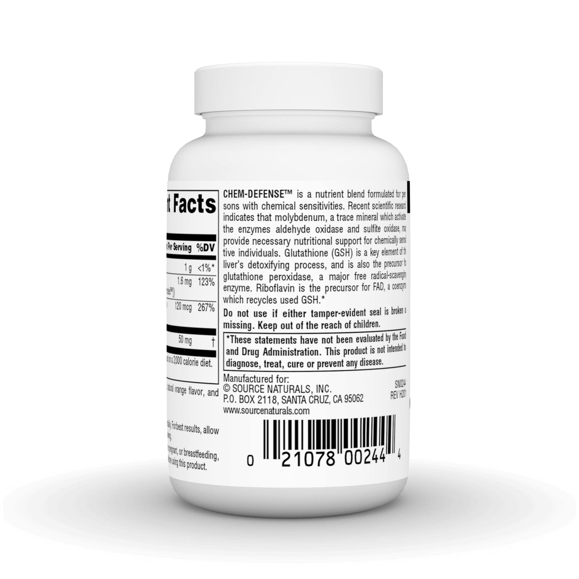 Source Naturals Chem-Defense - 45 Orange Lozenges Source Naturals Au supplements
