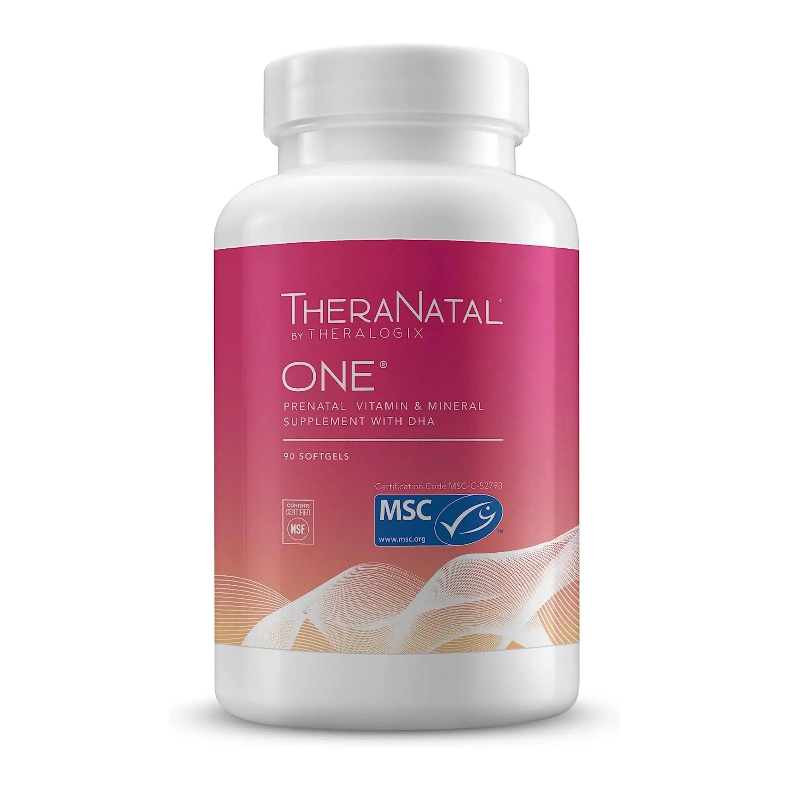 Theralogix TheraNatal One Prenatal Vitamin - 90-Day Supply - Prenatal Multivitamin Theralogix Au supplements