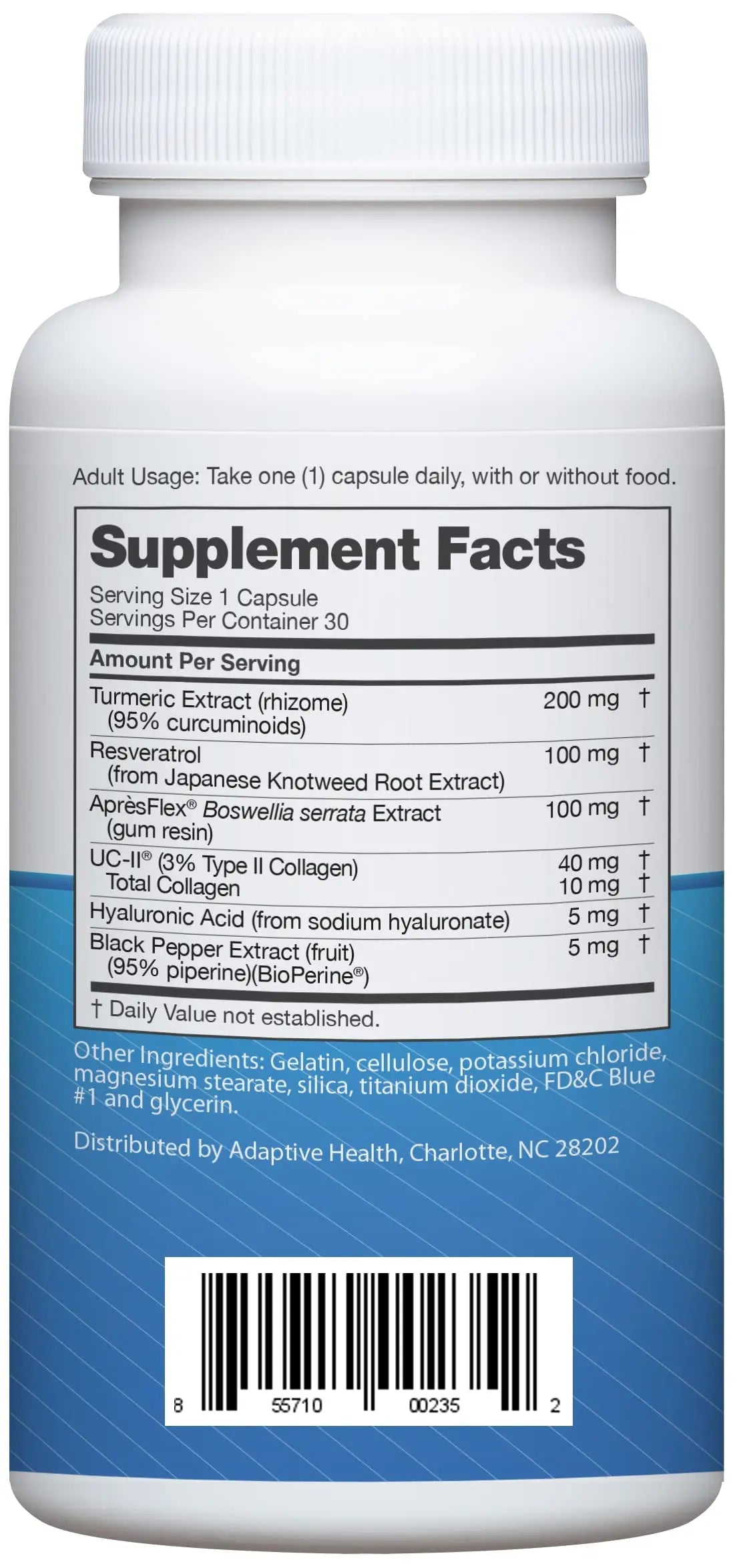 Advanced Joint Support Dietary Supplement with Turmeric, UC•II Collagen, Resveratrol My Store Au supplements