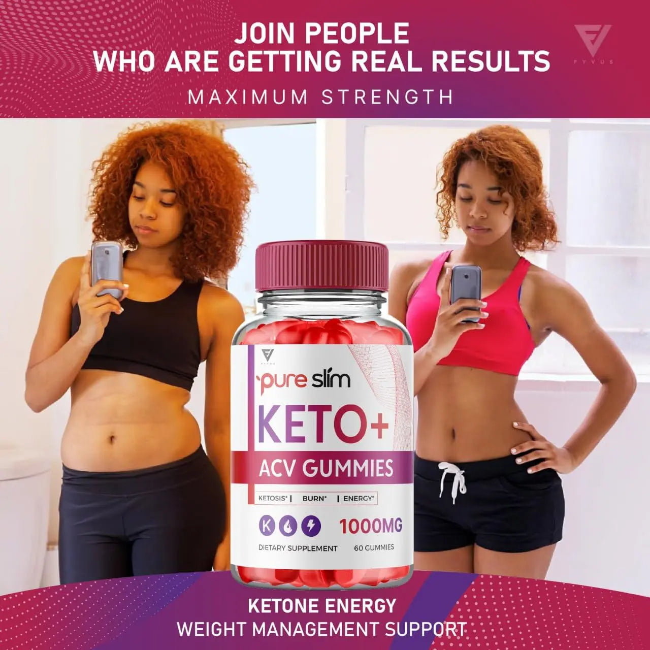 (2 Pack) Pure Slim Keto ACV Gummies, Pure Slim Keto ACV Gummies Advanced Kelly Clarkson Fyvus Au supplements