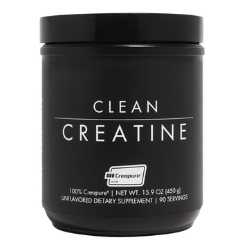 CLEAN Creatine - 100% Creapure® Creatine Monohydrate Powder for Muscle Health, Performance and Cognitive Support | 3rd Party Certified by NSF | 90 Servings | Unflavored | Vegan, Keto, and Gluten-Free CLEAN Au supplements