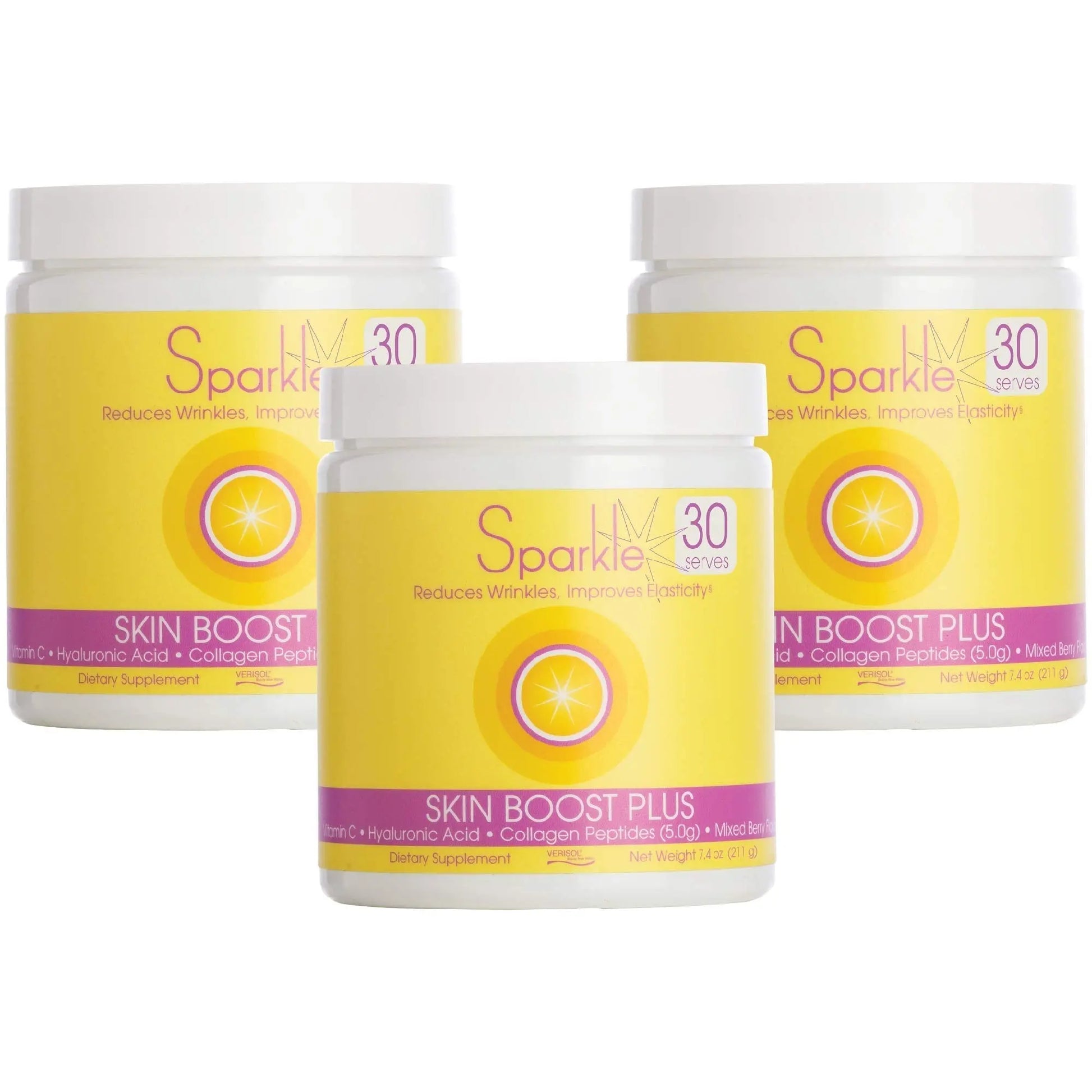 Hydrolyzed Collagen Powder - Sparkle Skin Boost Plus (Tropical Coconut Pineapple) Sparkle Collagen Au supplements