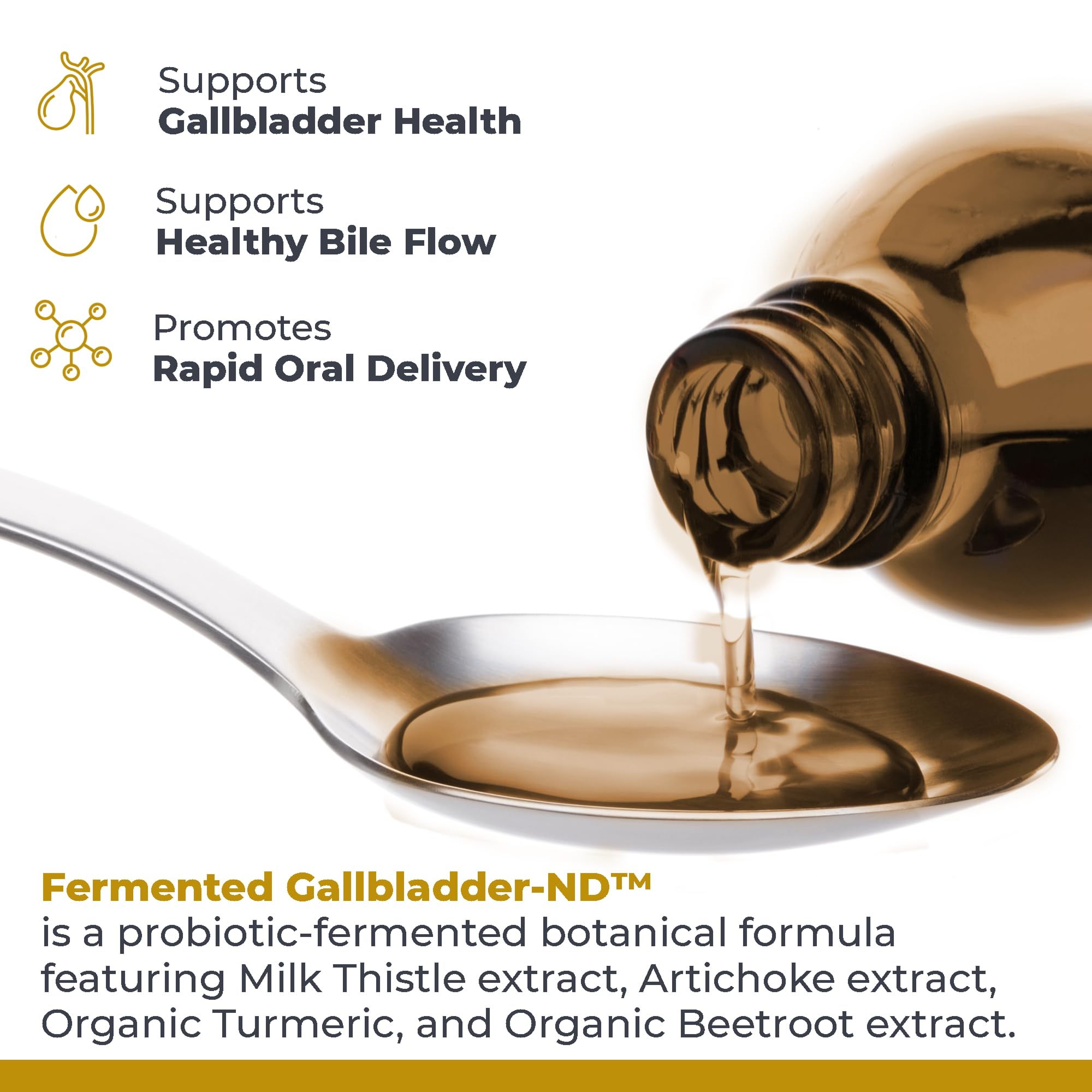 Premier Research Labs Fermented Gallbladder-ND - Gallbladder Cleanse, Milk Thistle and Artichoke Extract, Milk Thistle Liquid Drops, Tincture Supplement with Antioxidants, Turmeric - 8 Fl Oz Bottle Premier Research Labs Au supplements