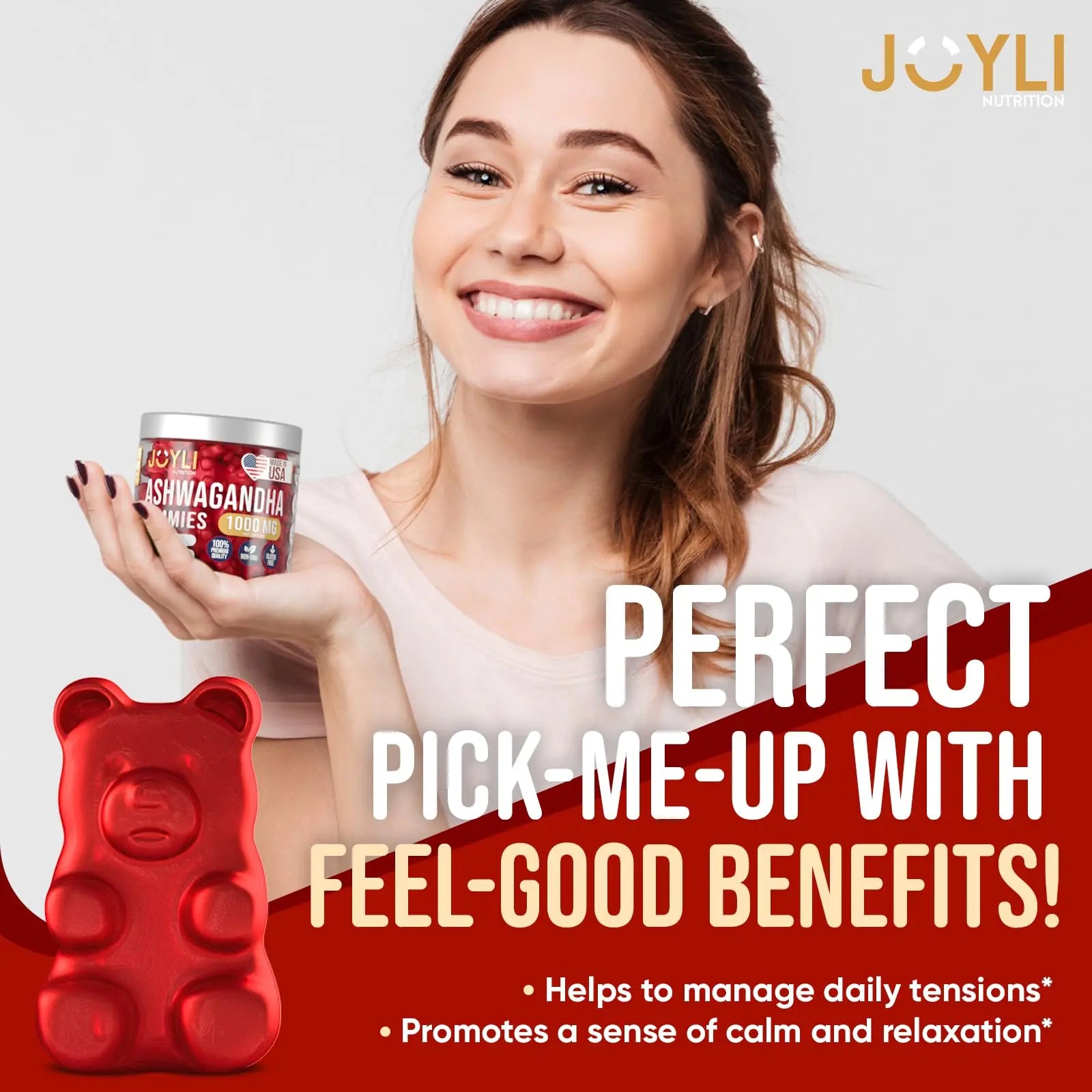 Ashwagandha Gummies for Women & Men - Natural Calm Gummies with Ashwagandha JOYLI Nutrition Au supplements
