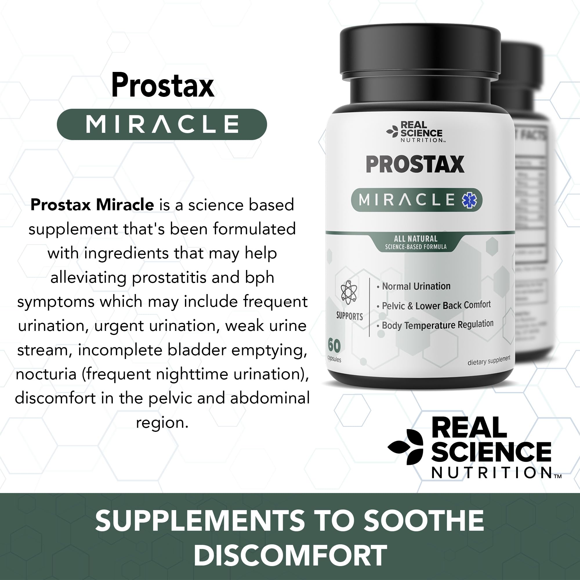 Real Science Nutrition Offers Prostax Miracle: A Natural Supplement for Bladder and Kidney Health, Mens Health Products Real Science Nutrition Au supplements