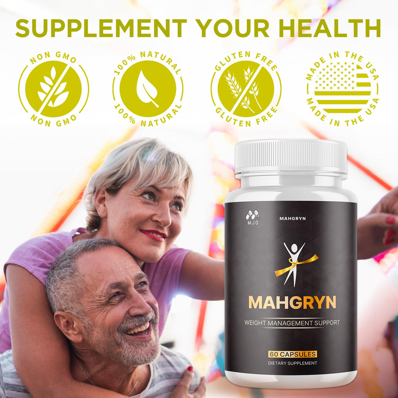 (3 Pack) Mahgryn Capsules, Official Mahgryn Pills with All Natural Ingredients, Advanced Overall Health and Wellness Vitamin Supplement Formula for Maximum Strength Multivitamin Support (180 Capsules) MJO Au supplements