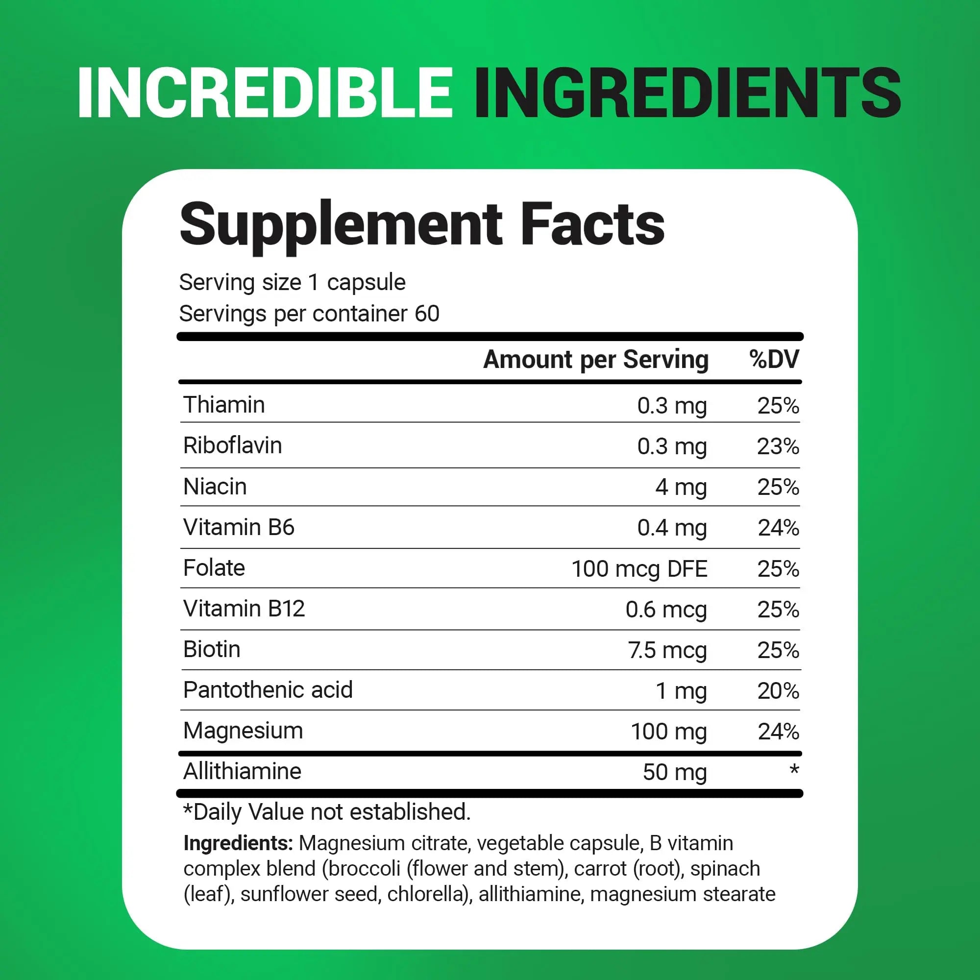 Dr. Berg Natural Vitamin B1 B6 B12 Complex - Allithiamine Vitamin B1 Supplement with 8 Essential Vitamin B Complex for Men & Women Including Thiamin Dr. Berg Nutritionals Au supplements