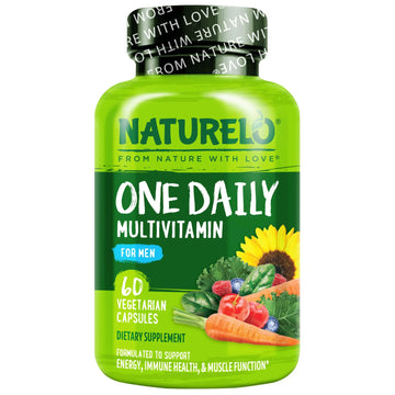 NATURELO Mens Multivitamins - One Daily Multivitamin for Men with Vitamins, Minerals & Organic Whole Foods, Boost Energy & Health, NATURELO Au supplements