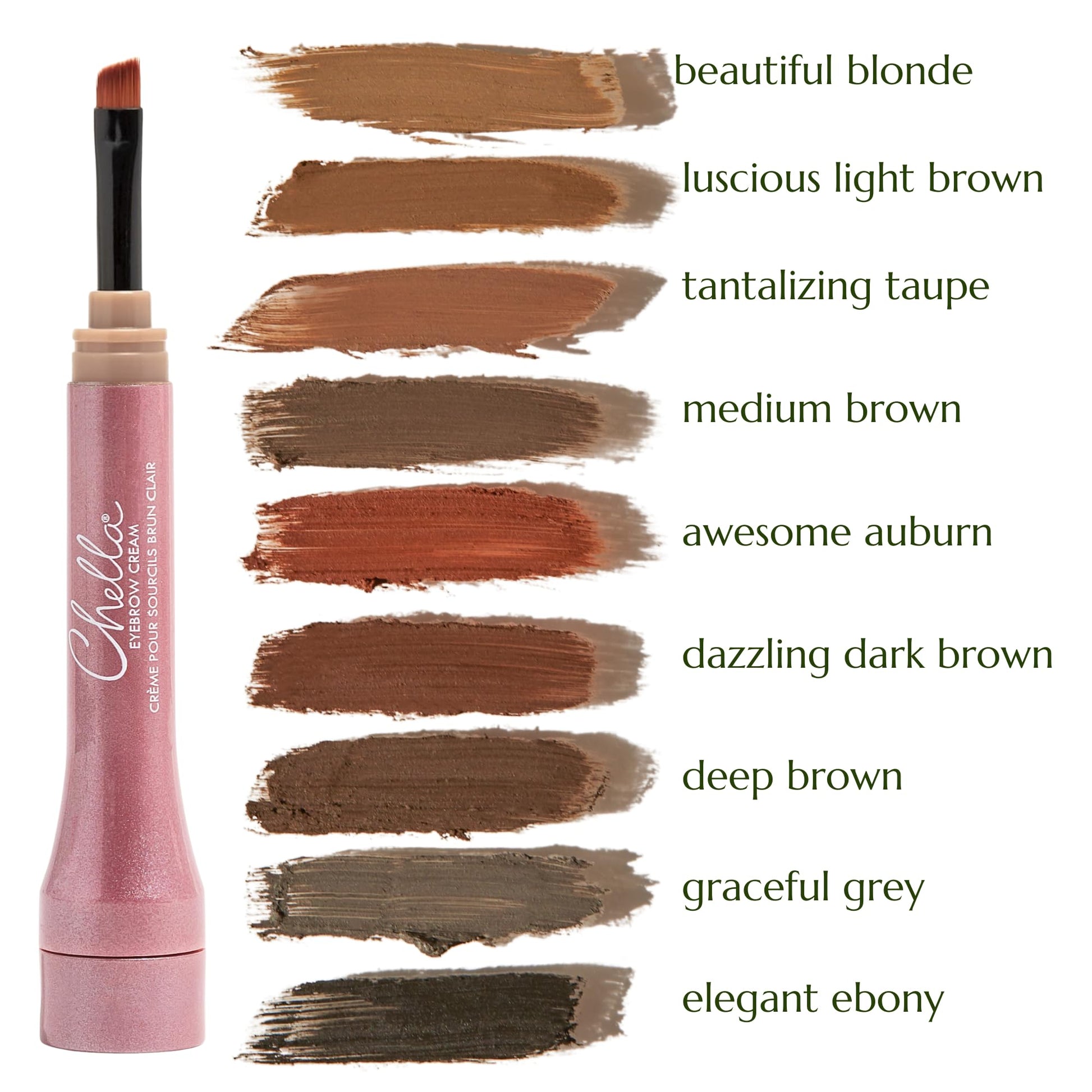 Chella Eyebrow Cream, Marvelous Medium Brown - Vegan, Cruelty Free, Paraben Free, Gluten Free Eyebrow Pomade Makeup - Long Wearing, Velvet Consistency, Water Proof Chella Au supplements