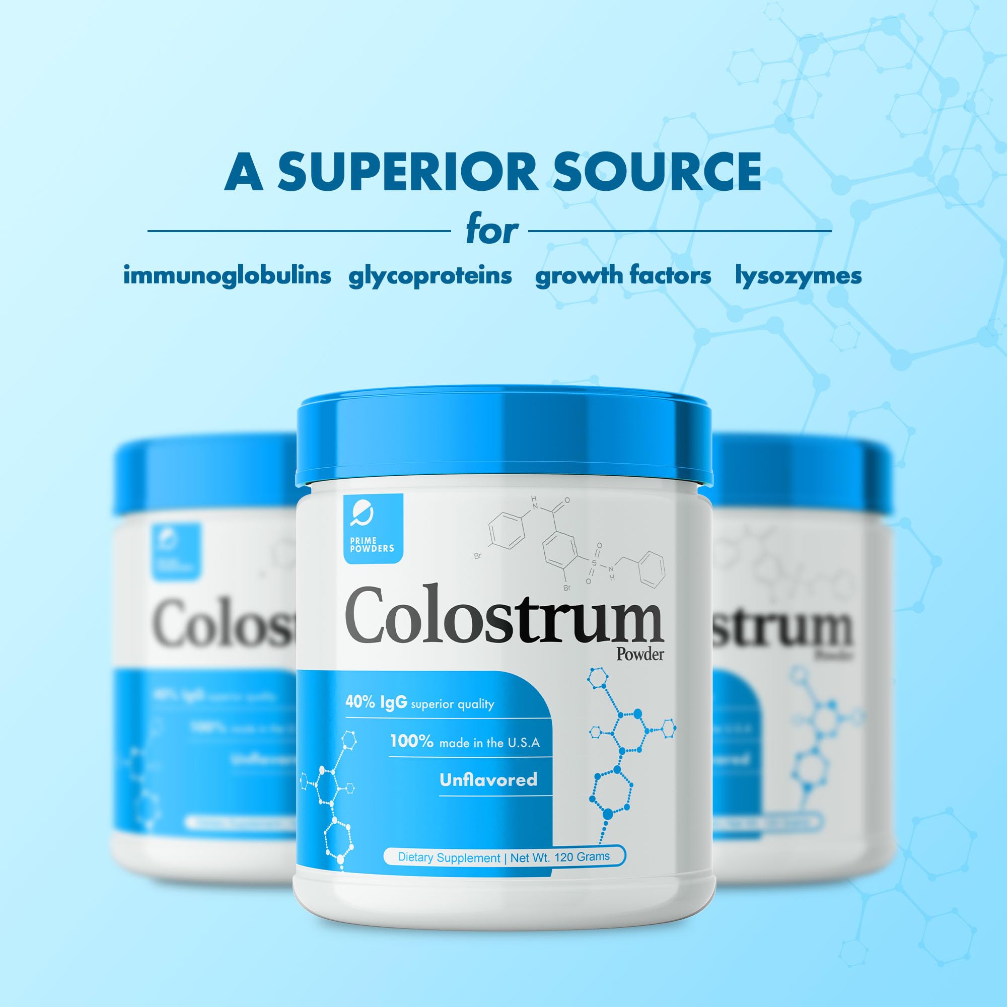 Prime Powders Colostrum Over 40% IgG, Grass Fed, Gut Health, Bloating Immunity Skin Prime Powders Au supplements