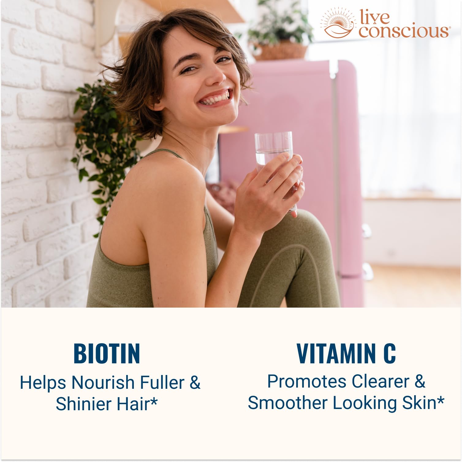 Live Conscious Beyond Collagen Multi Collagen Capsules - Types I, II, III, V & X | Hydrolyzed Blend with Biotin & Vitamin C for Hair, Skin, Nails 90 Capsules (2-Pack) Live Conscious Au supplements