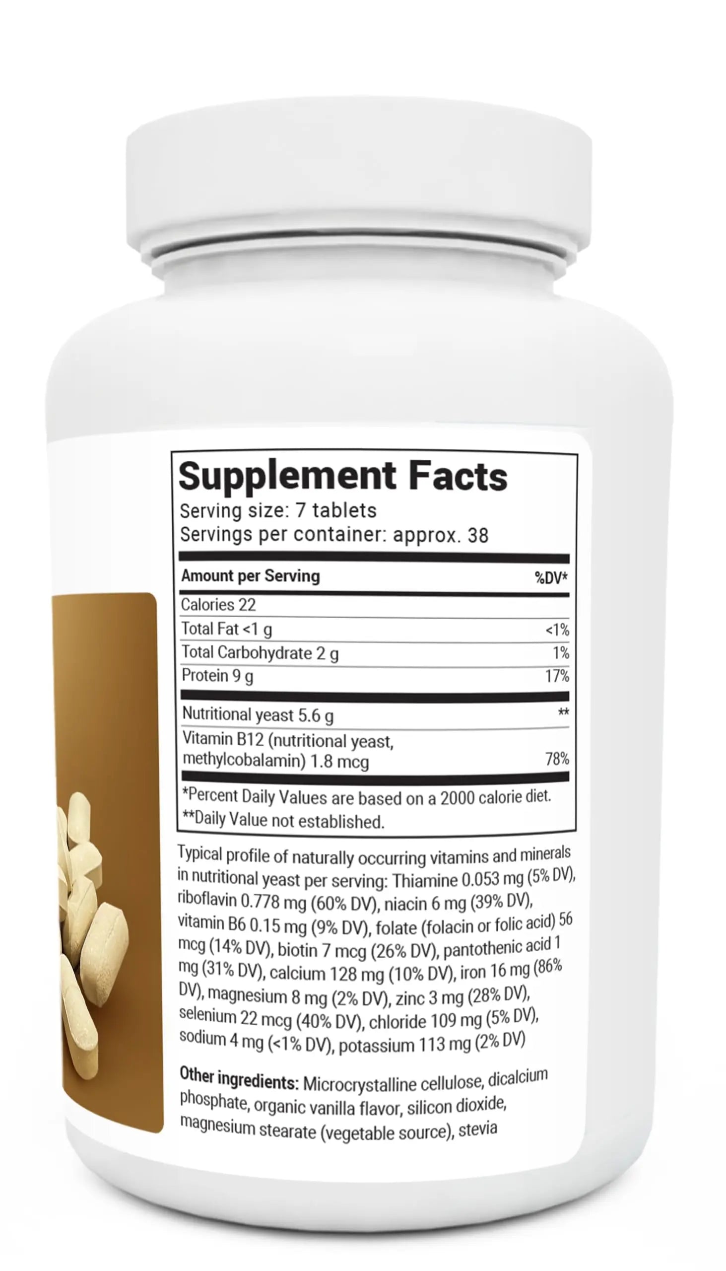 Dr. Berg Nutritional Yeast Tablets – Natural B12 Added - All 8 B Vitamin Complex – Organic Dr. Berg Nutritionals Au supplements