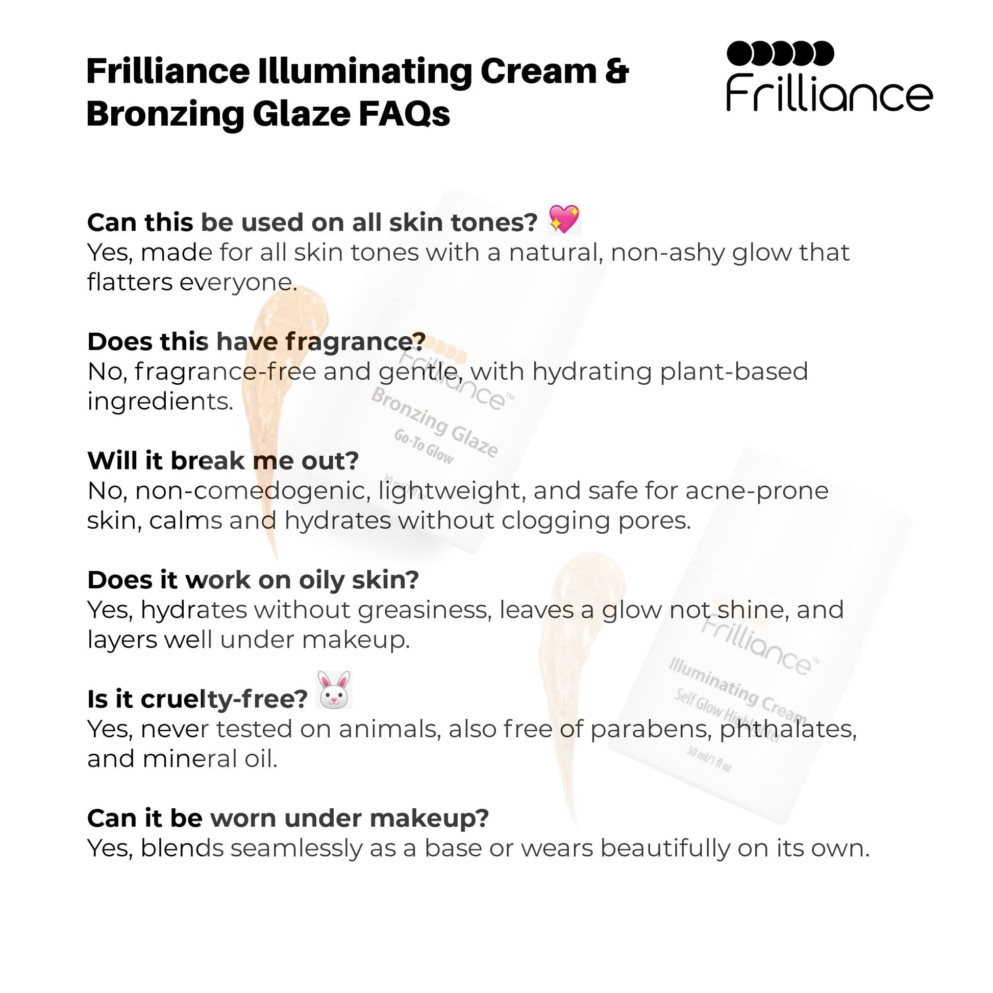 Frilliance Hydrating Go-To Glow, Bronzing Glaze Drops, Cruelty-Free Hypoallergenic for Teens of All Skin Types, 30 ml / 1 fl oz Frilliance Au supplements