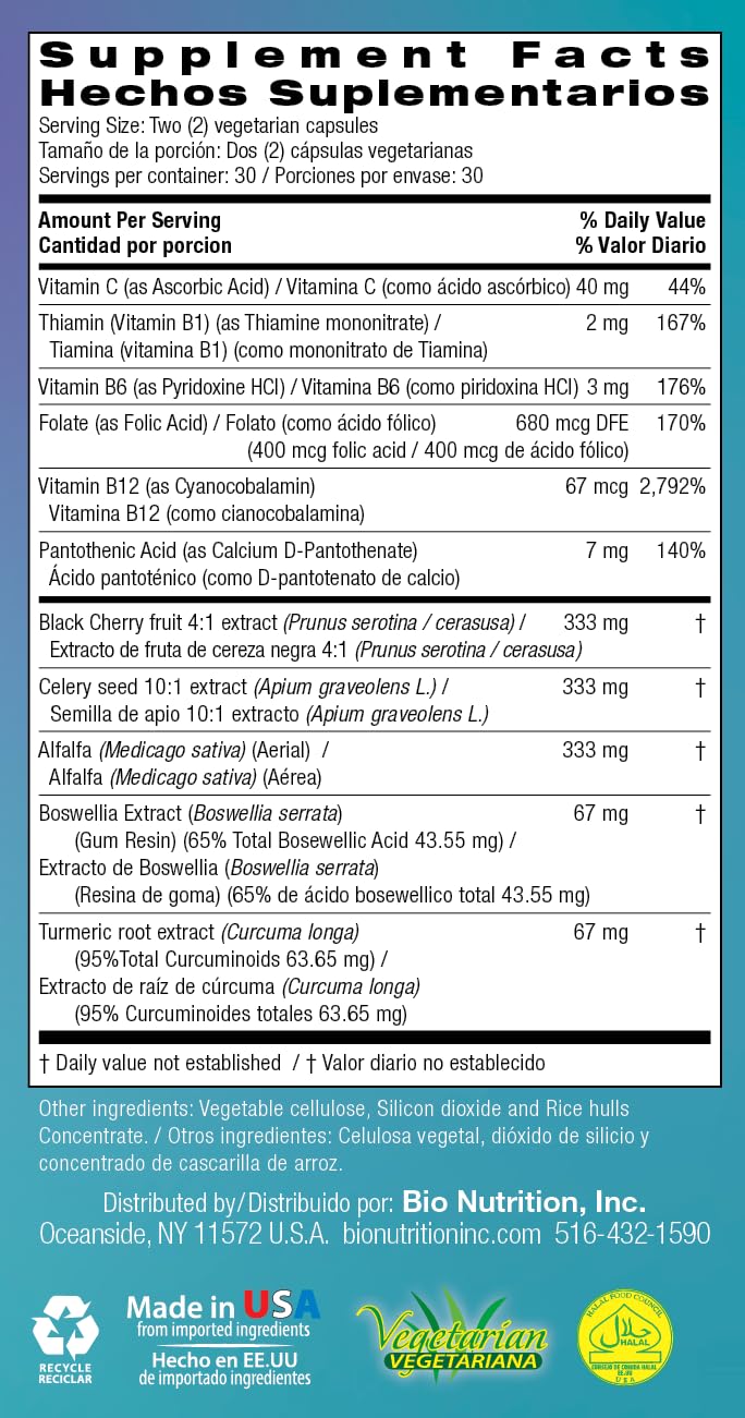 Bio Nutrition 2 Pack Urilow 60 Vegetarian Capsules | Natural Support for Urinary Health | Promotes a Healthy Uric Acid Balance Bio Nutrition Au supplements