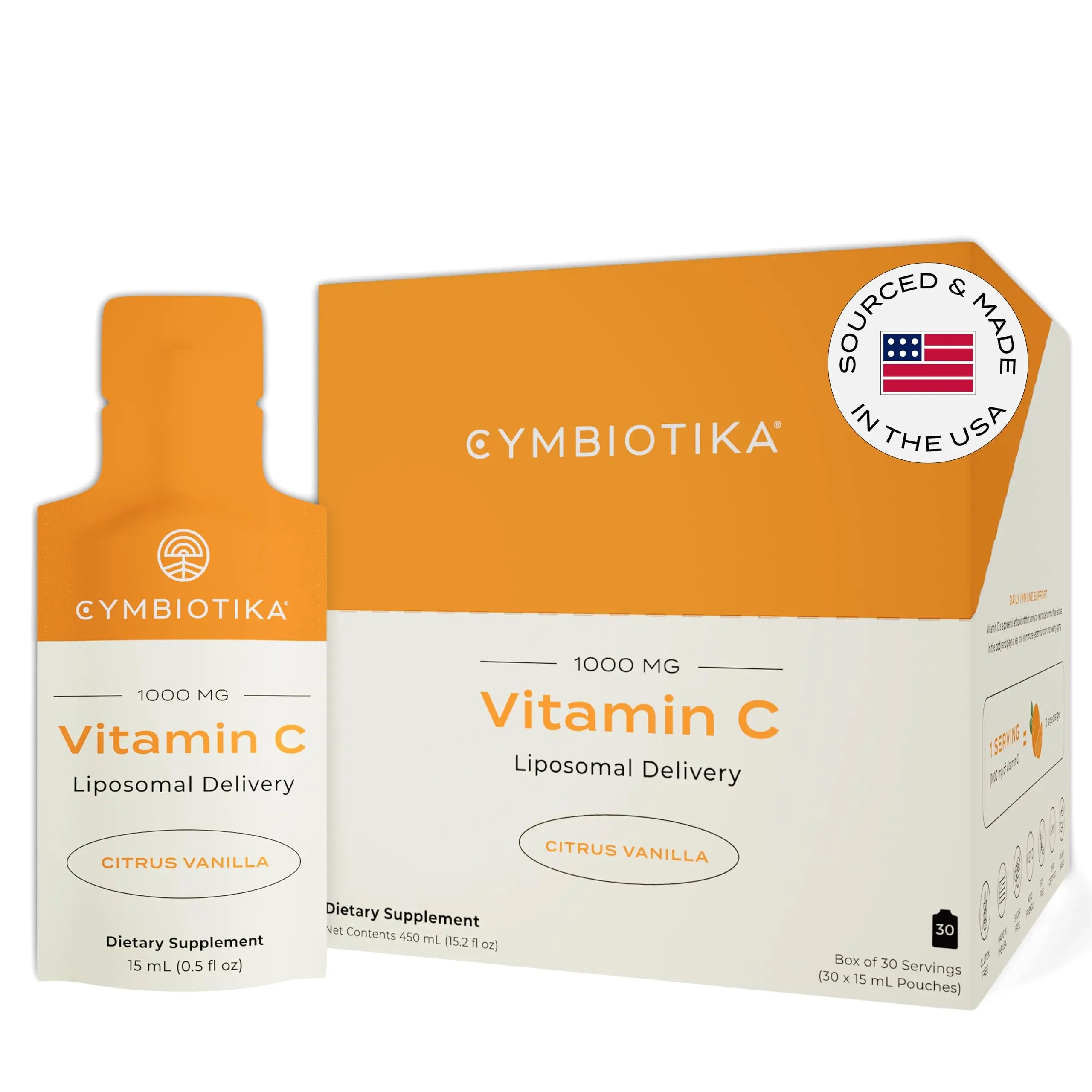 CYMBIOTIKA Vitamin C Individual Packets, Liposomal Delivery, Supplement for Immune Support, Collagen Boost, & Healthy Aging CYMBIOTIKA Au supplements