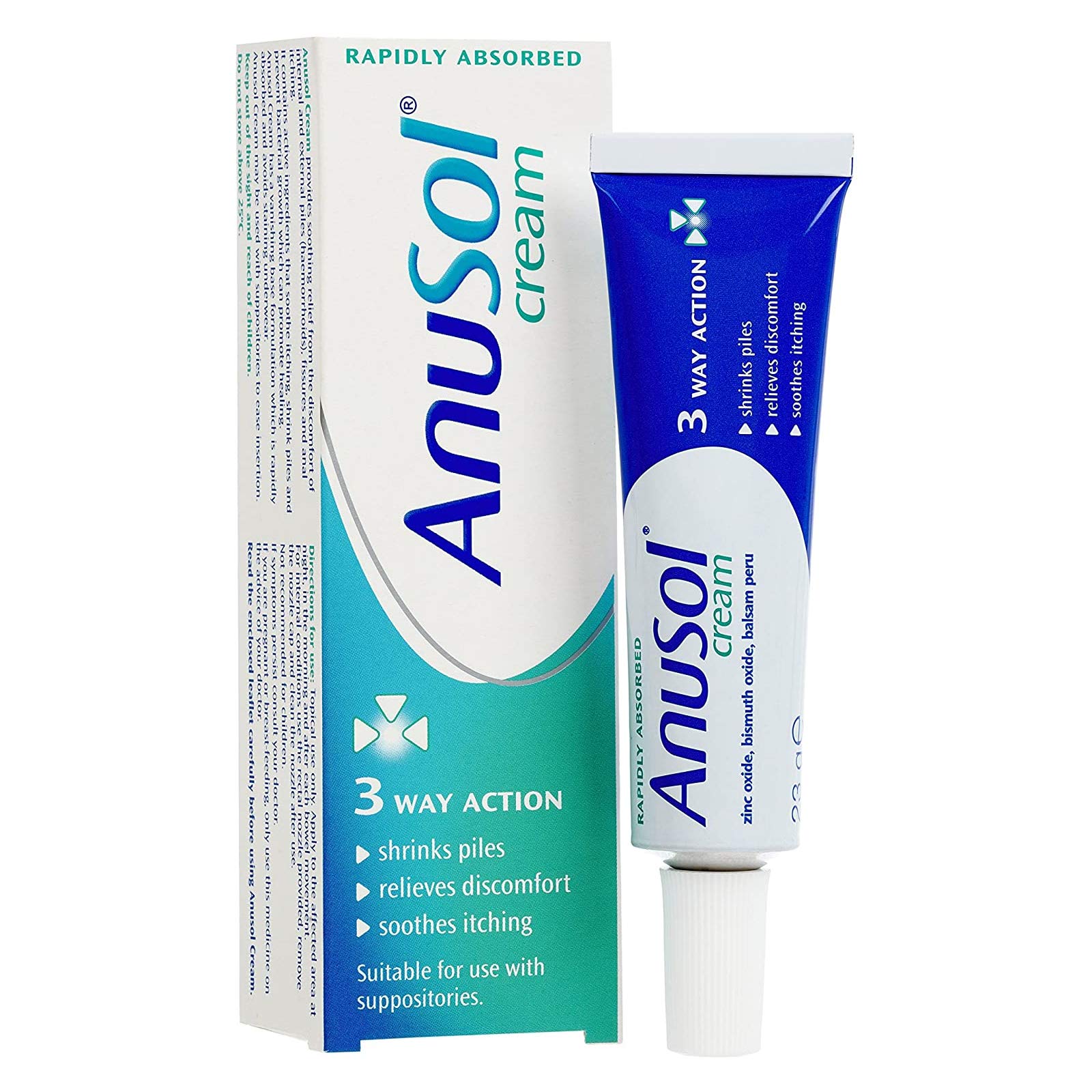 Anusol Cream Haemorrhoid Treatment 23G Anusol Au supplements