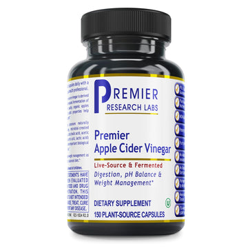 Premier Research Labs Apple Cider Vinegar Capsules - ACV Capsules, Apple Cider Vinegar Pills, Supplement for Digestion, pH Balance, Microbiome Health for Women and Men - 150 Vegetarian Capsules Premier Research Labs Au supplements