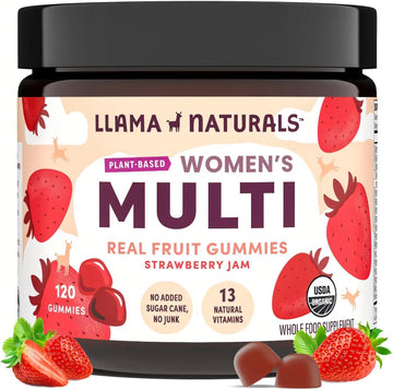 Llama Naturals Multivitamin for Women, Vegan, Organic Gummies with Vitamin D, C and K, Women's Real Fruit Gummy Vitamins Llama Naturals Au supplements