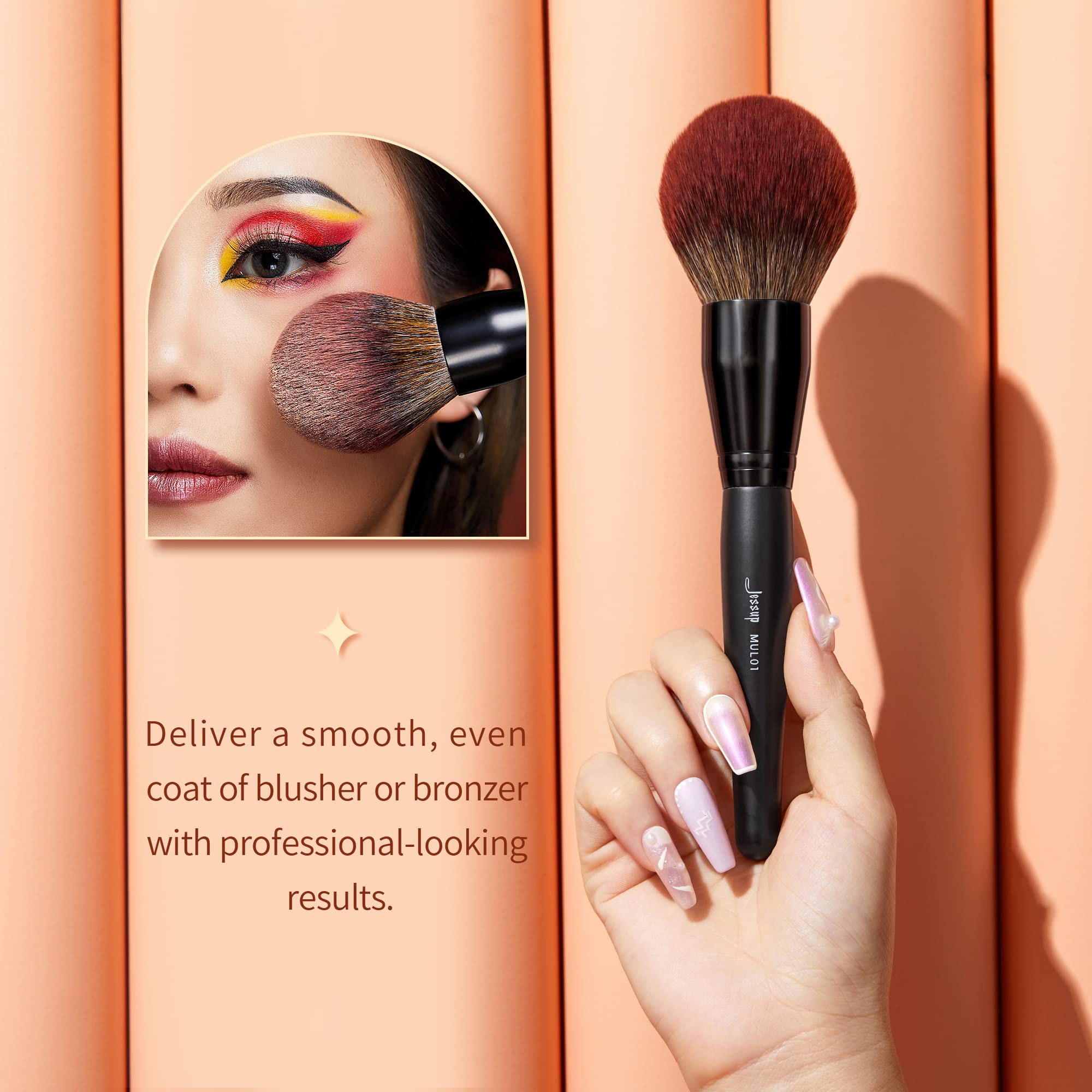 Jessup Powder Makeup Brush, Large Finishing Mineral Powder Brush for Full Face, Body Makeup, Vegan Flawlessly Face Brush for Powder, Blush & Bronzer MUL01 Jessup Au supplements