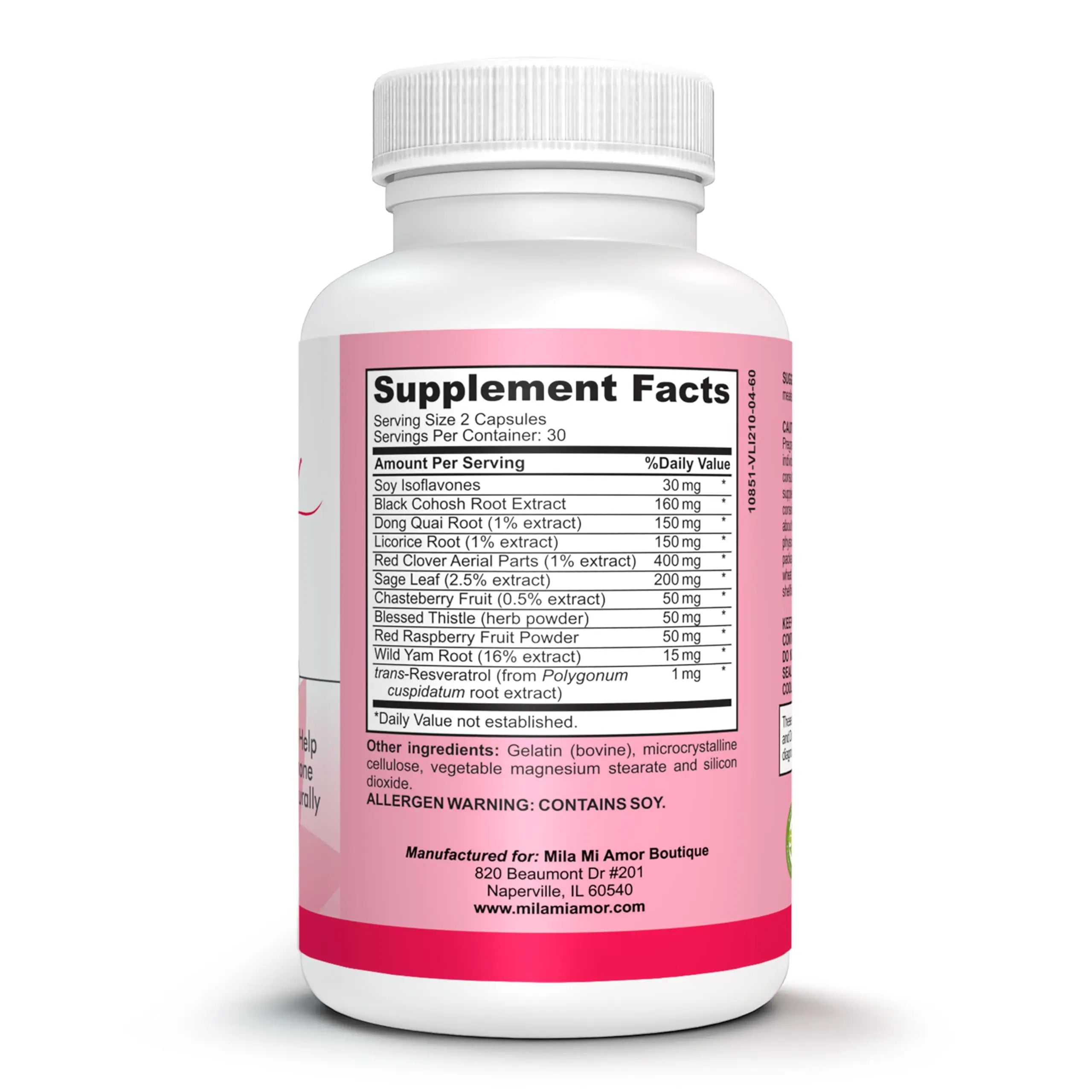 Women's Support | Special Formula | Hormone Regulator w/Natural Ingredients Milamiamor Au supplements