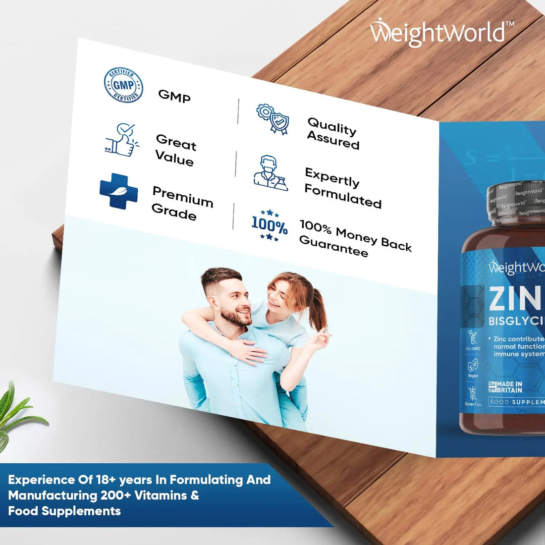 High Strength Zinc Tablets 50mg – 400 Vegan Zinc Bisglycinate Tablets 6+ Months WeightWorld Au supplements