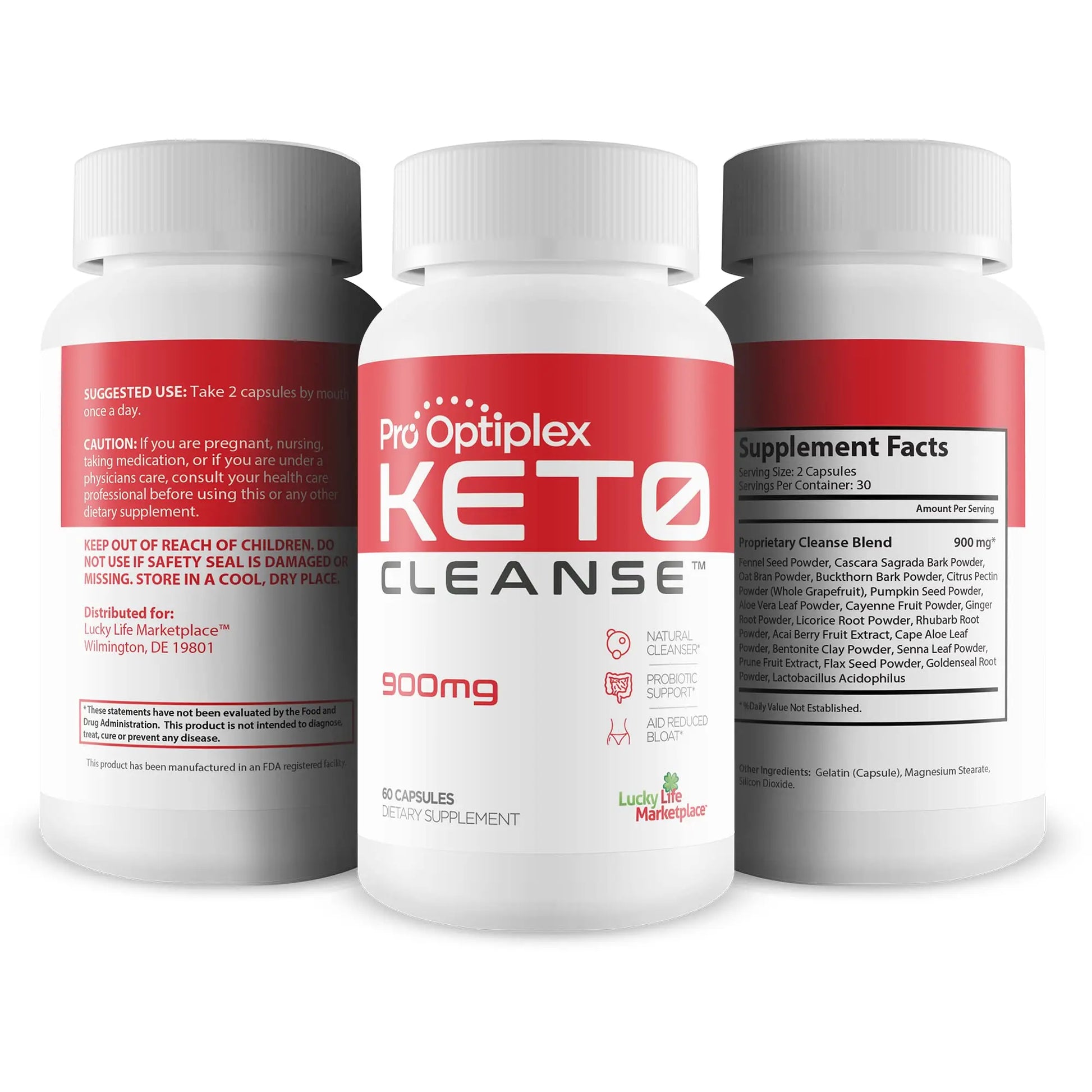 Pro Optiplex Keto Cleanse - Cleanse & Detox Naturally - Herbal Keto Cleanse with Probiotic healthsupps.co.uk Au supplements